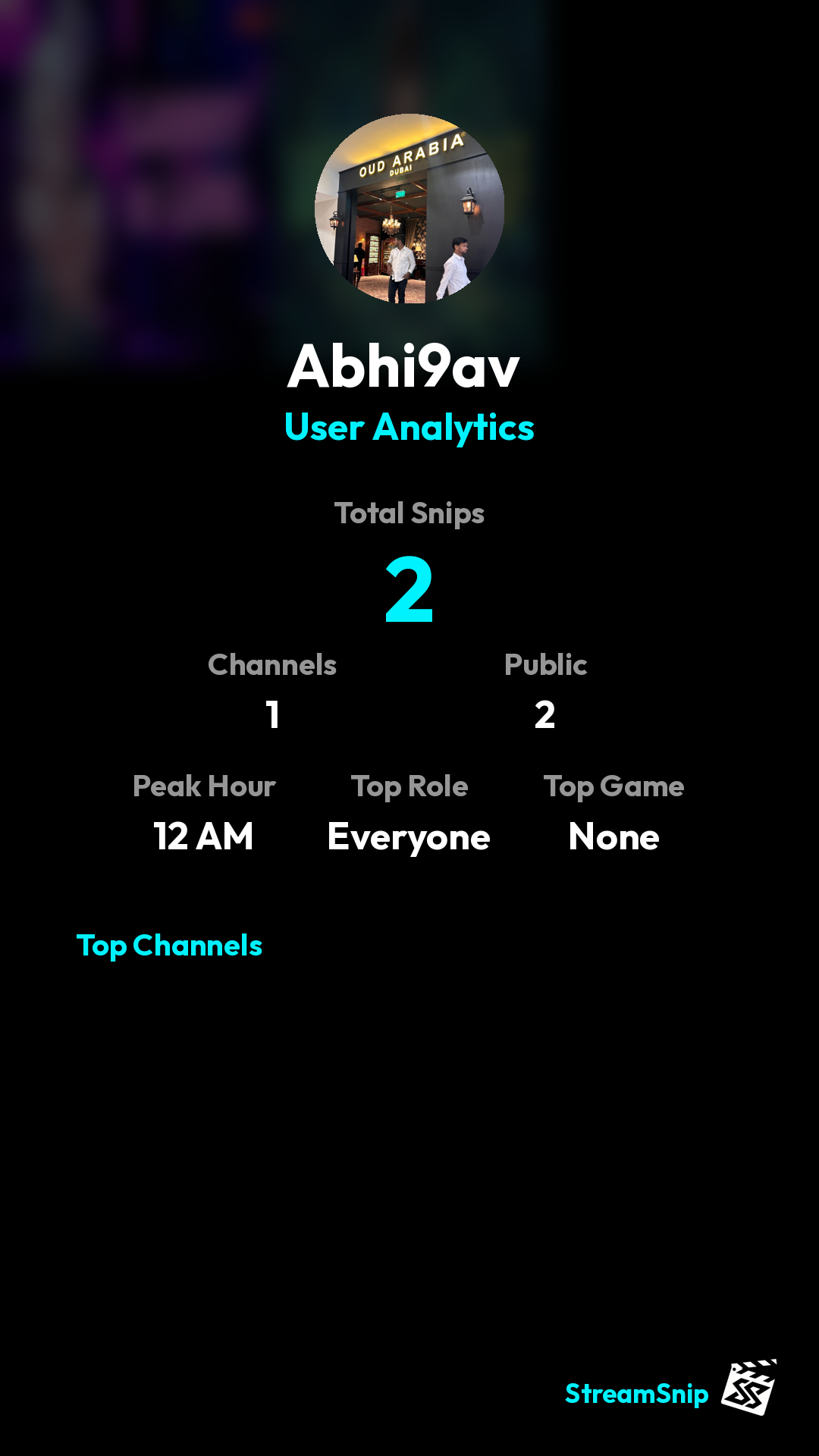 Stats Share Card