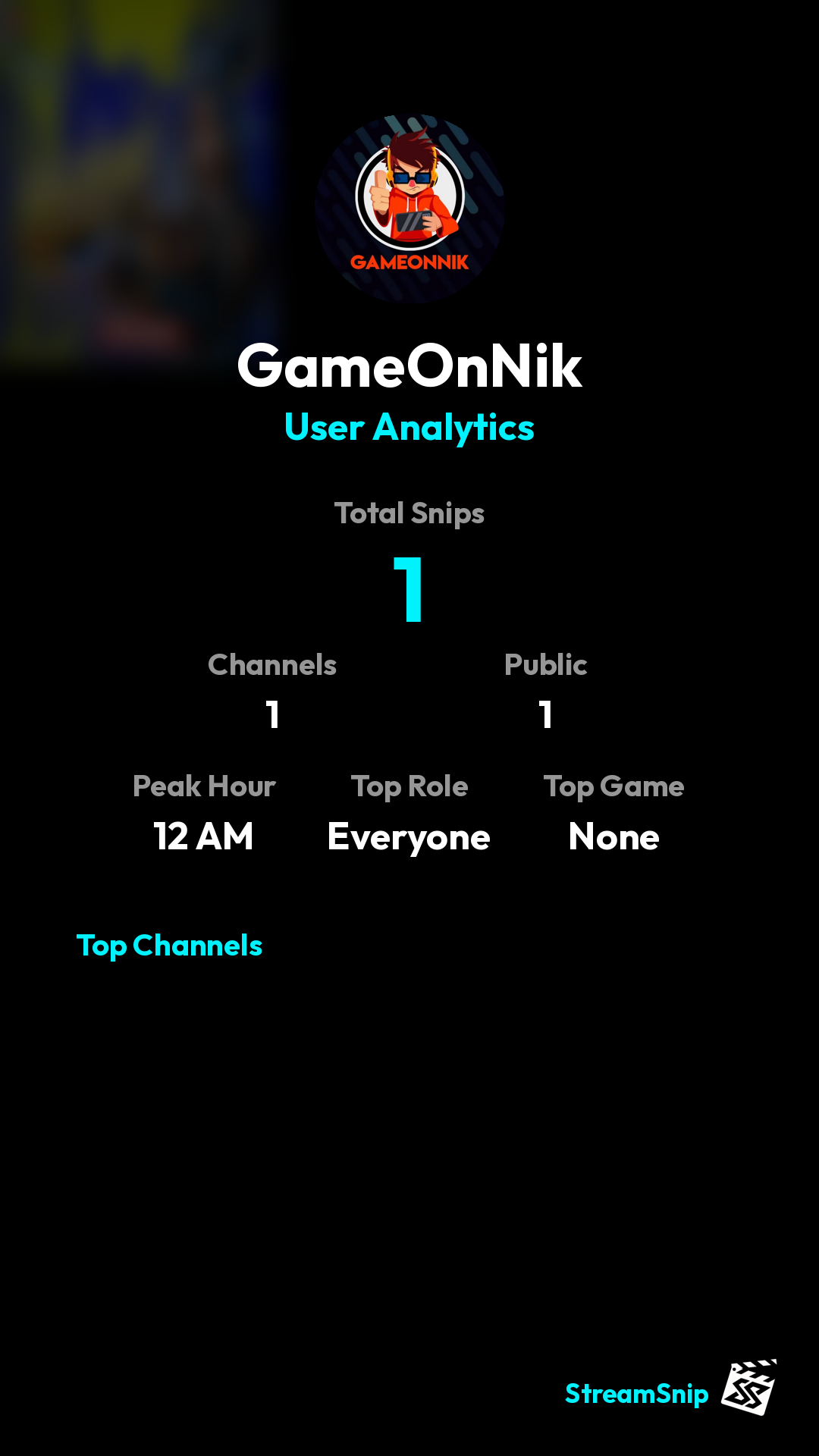 Stats Share Card