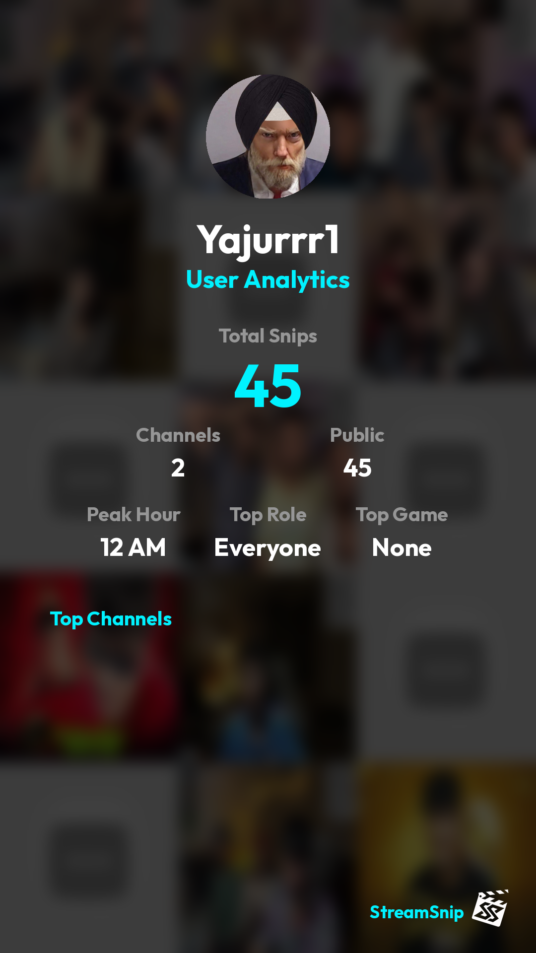 Stats Share Card