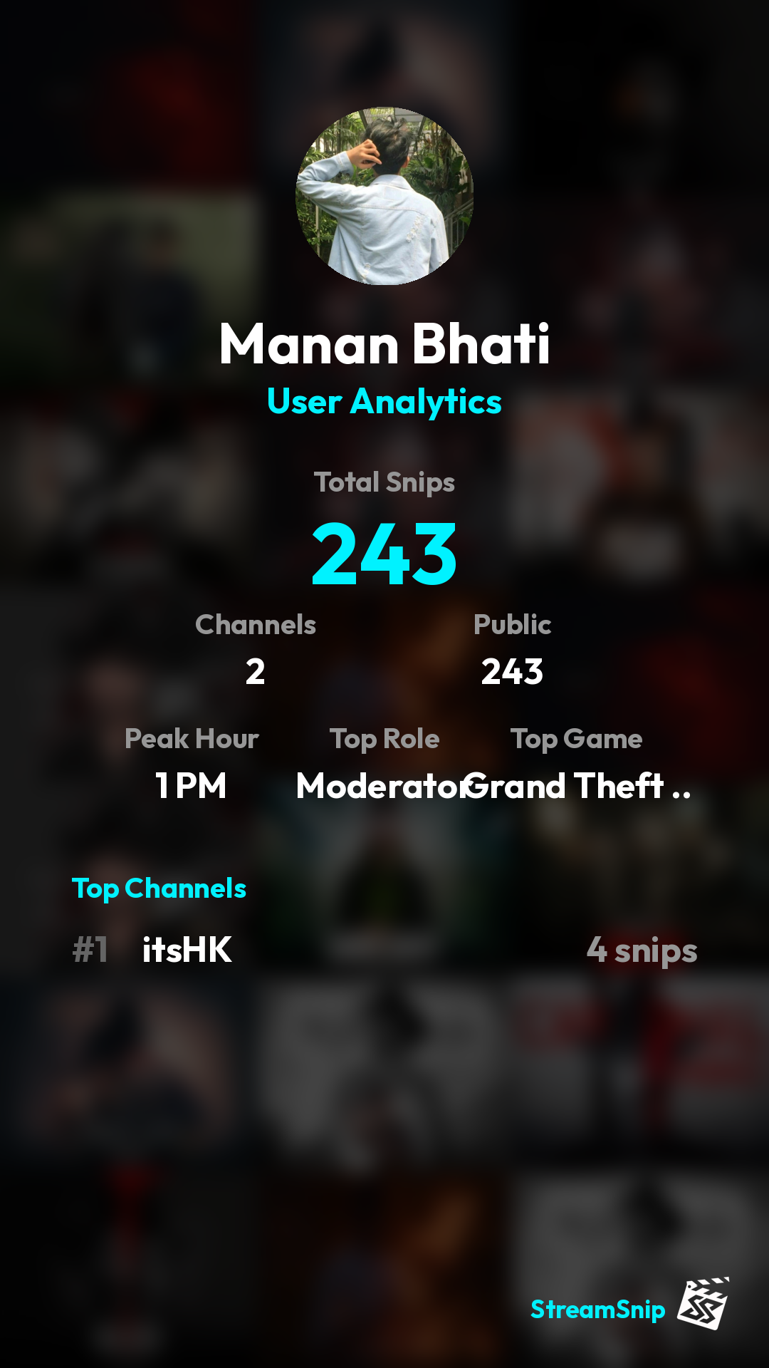 Stats Share Card