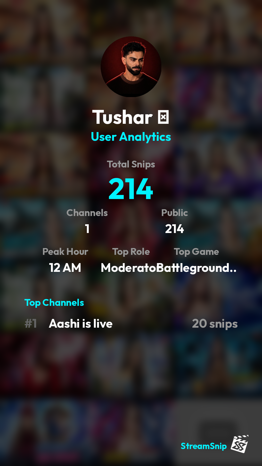 Stats Share Card