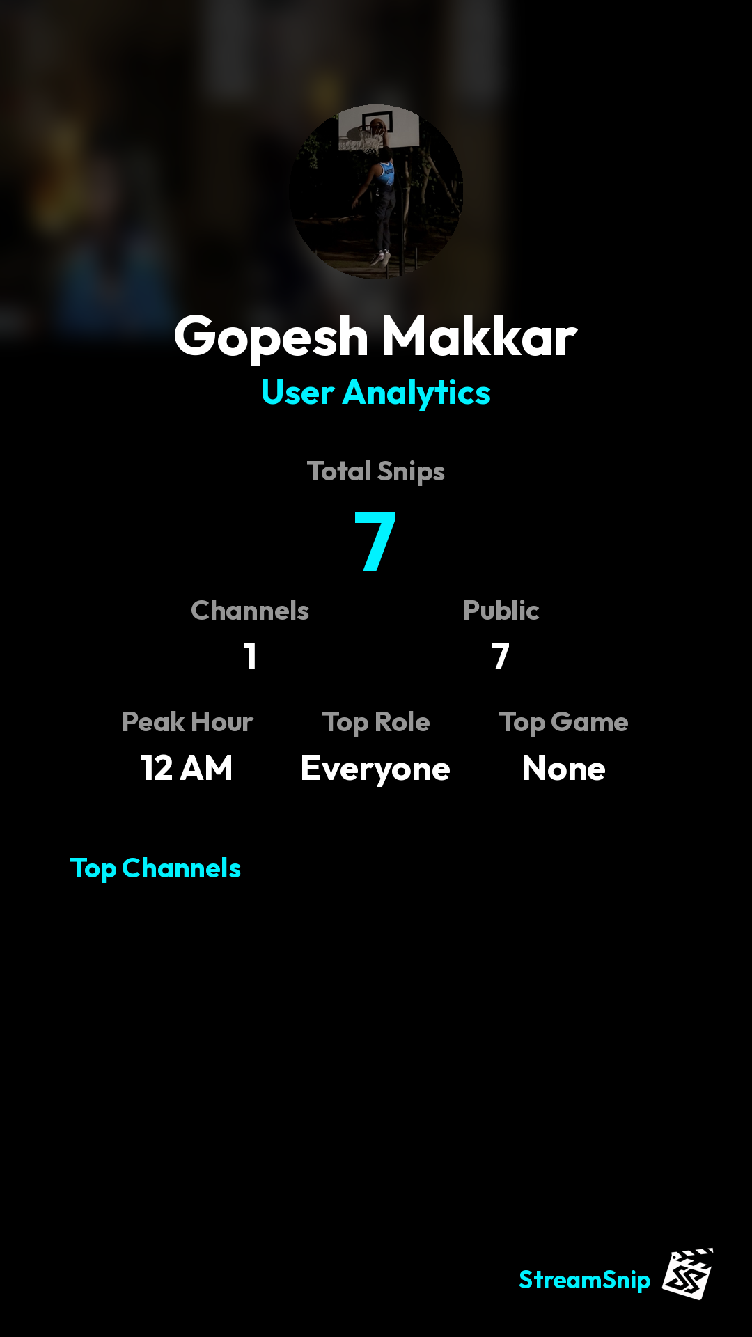 Stats Share Card