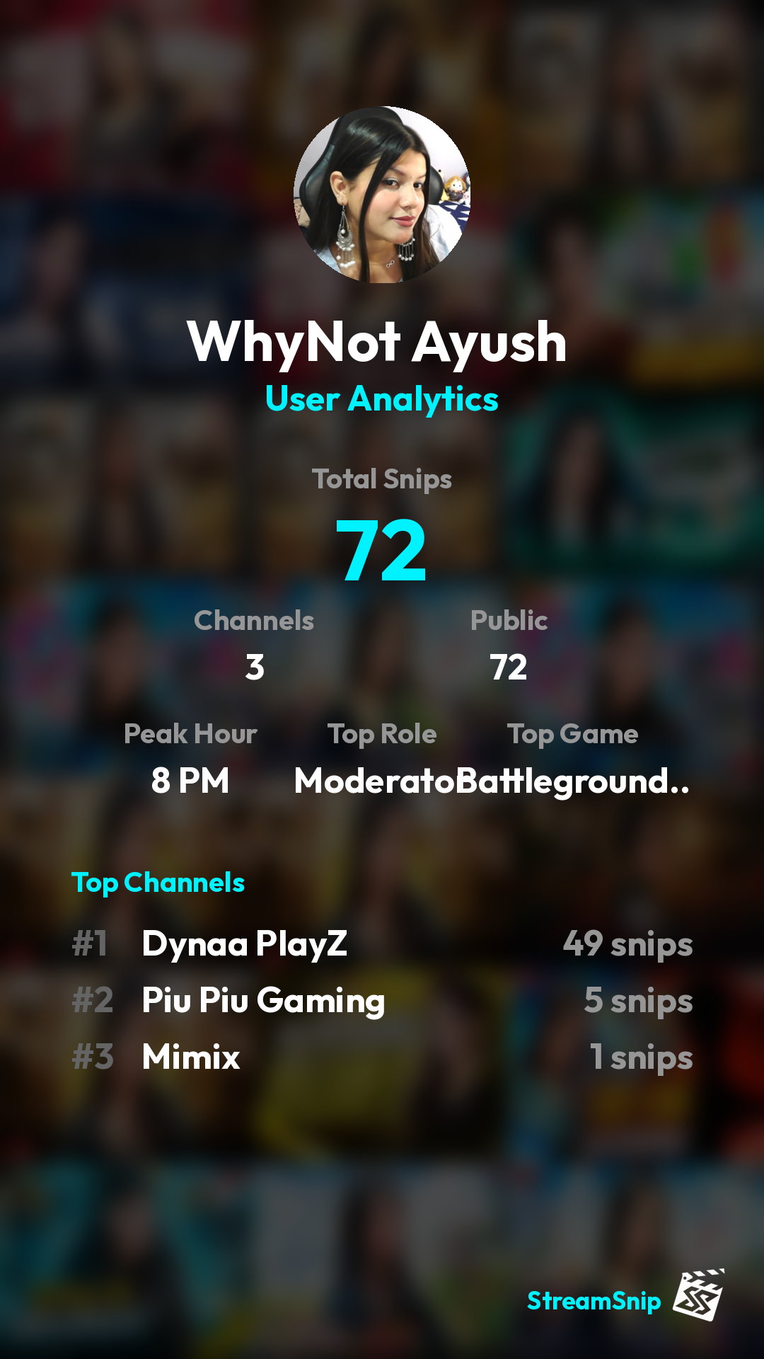 Stats Share Card