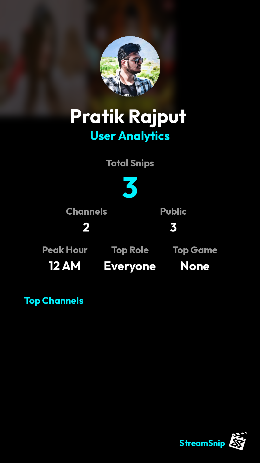 Stats Share Card