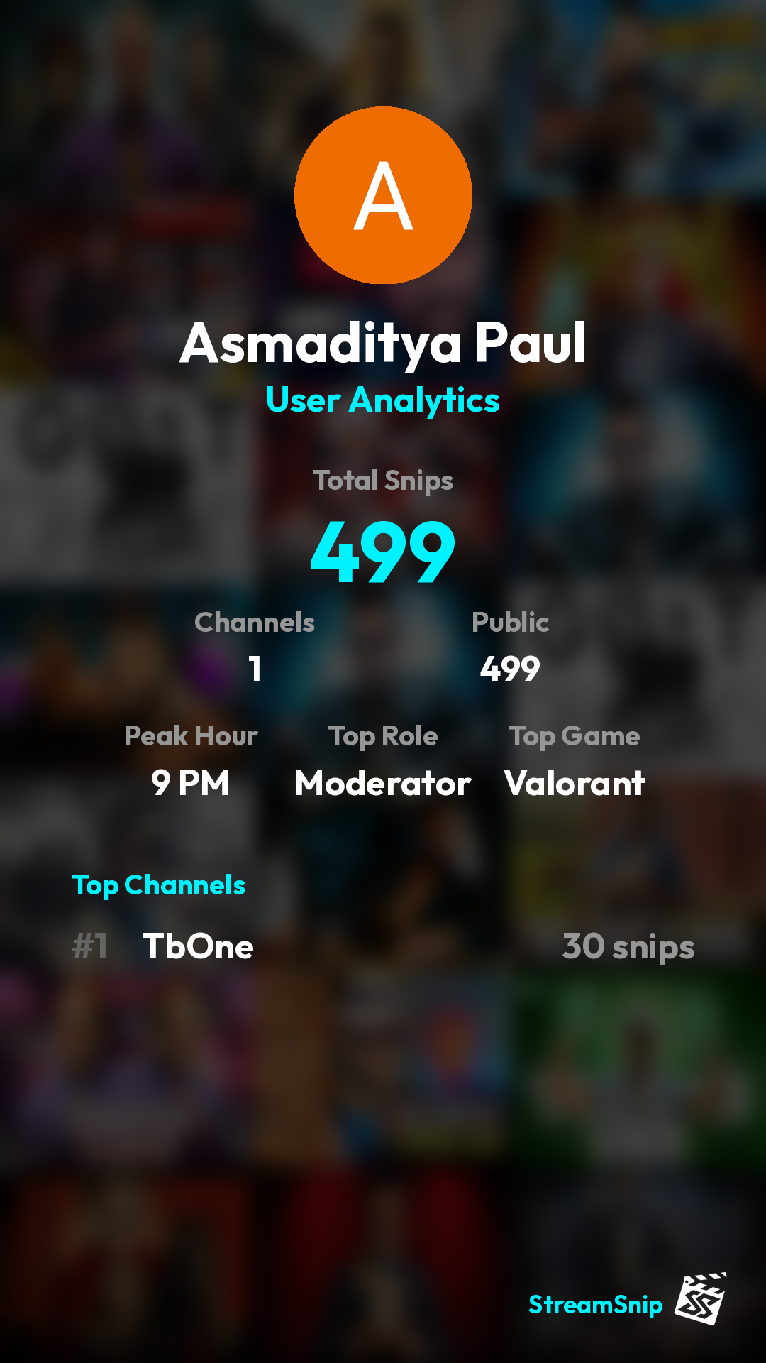 Stats Share Card