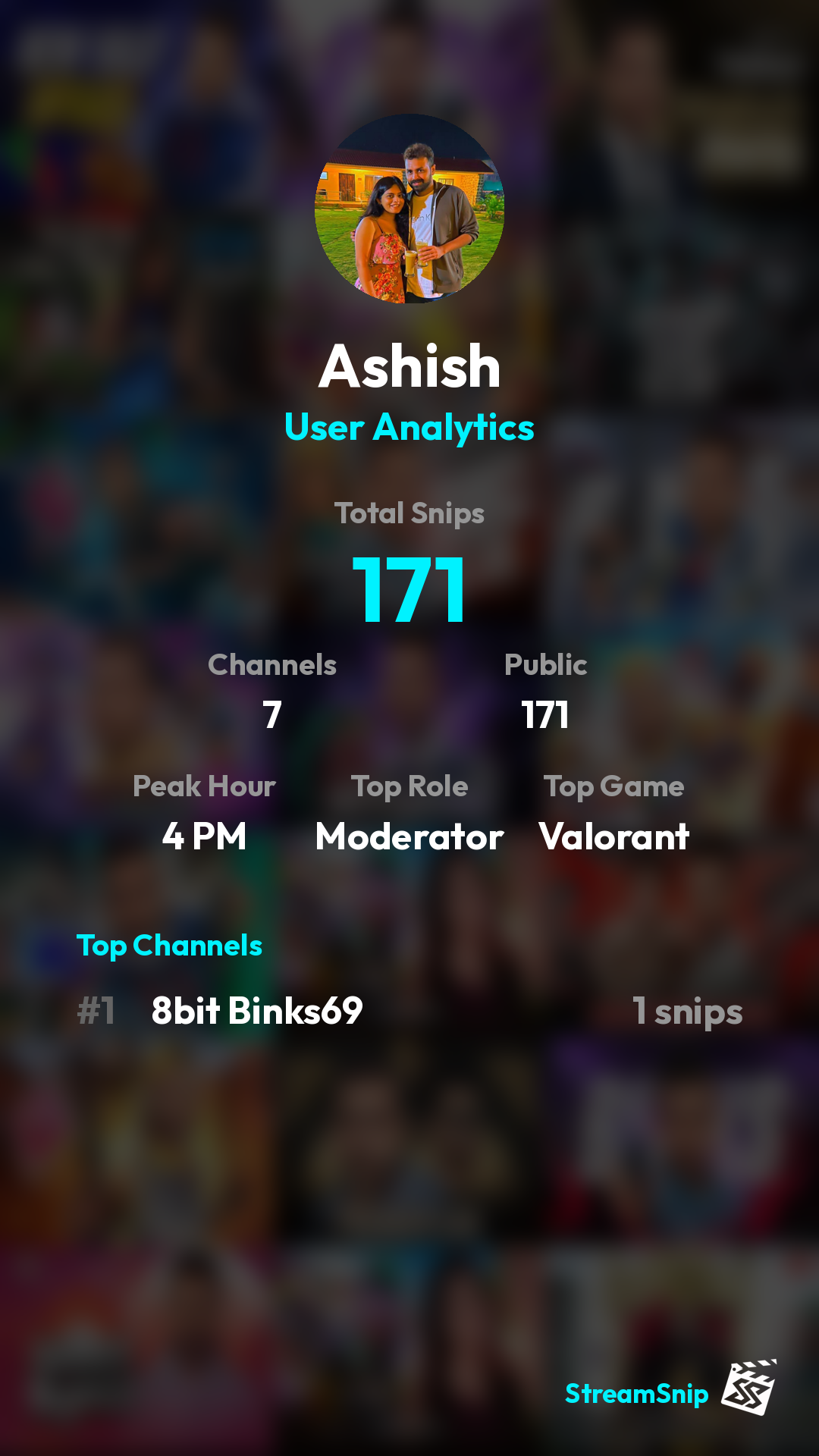 Stats Share Card