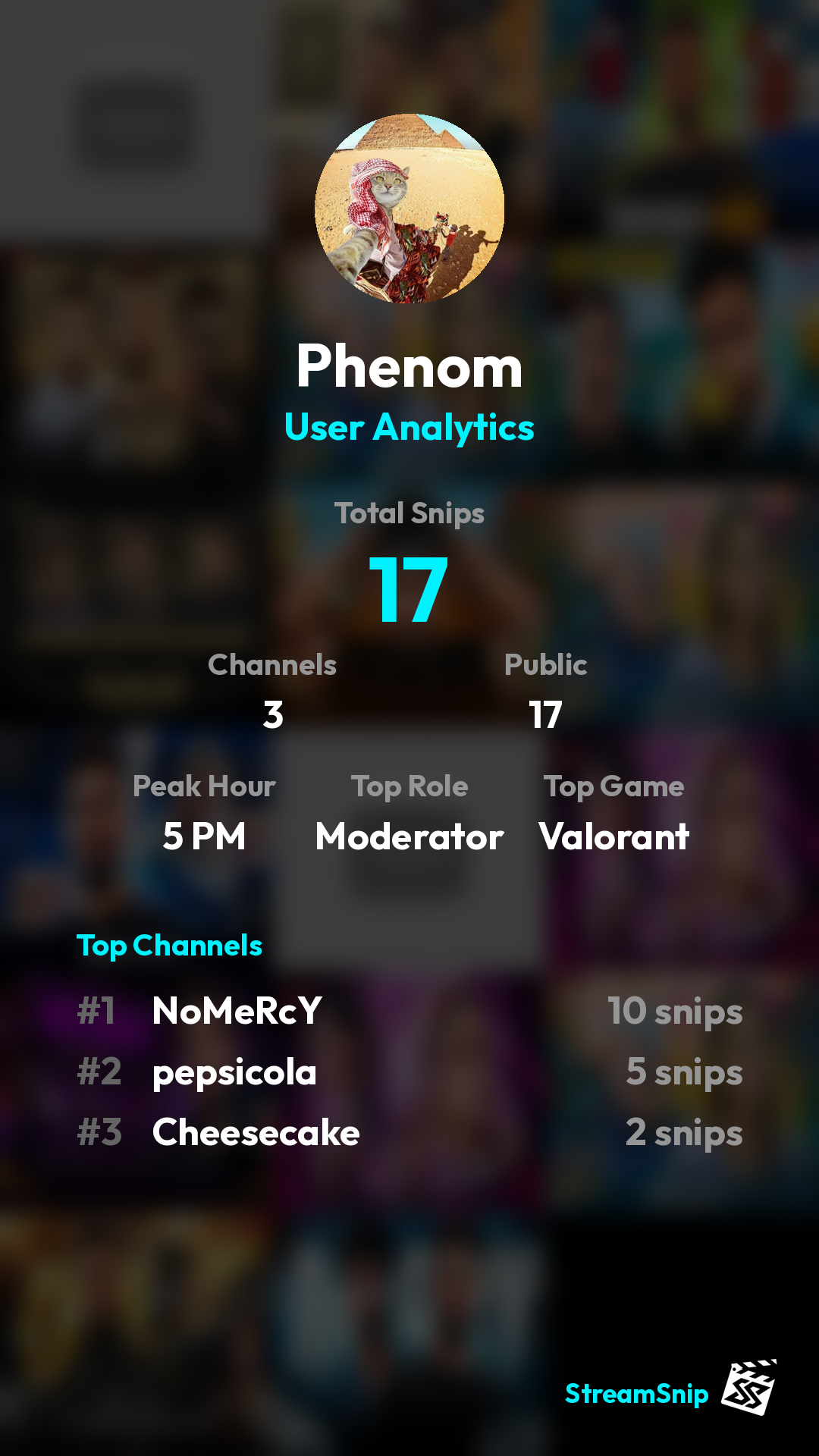 Stats Share Card