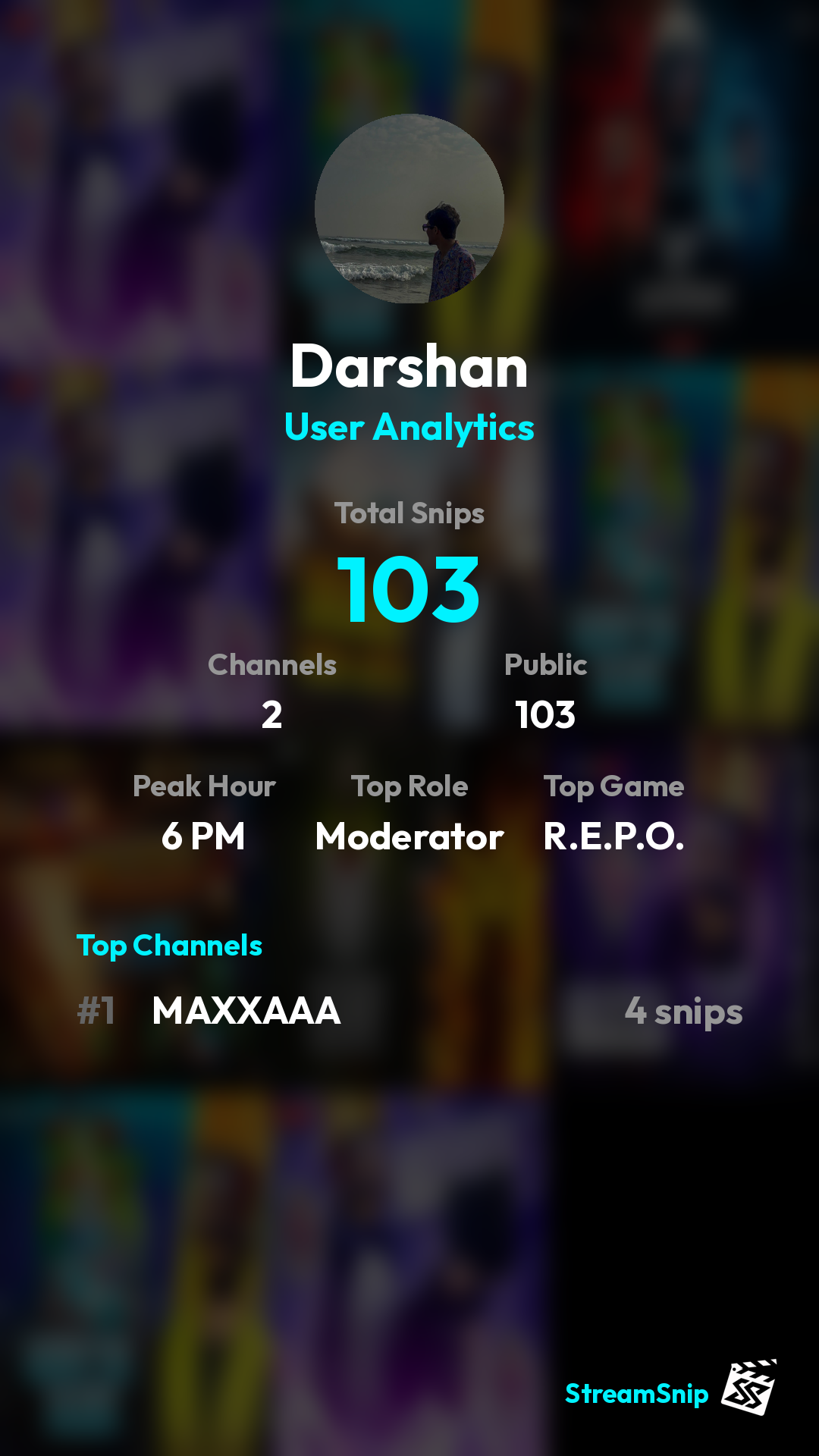 Stats Share Card
