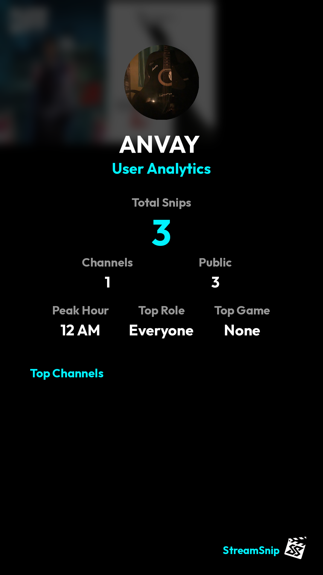 Stats Share Card