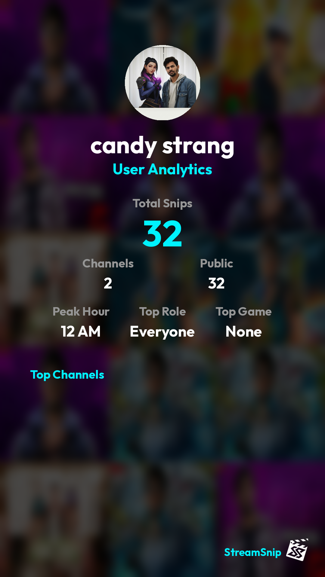 Stats Share Card