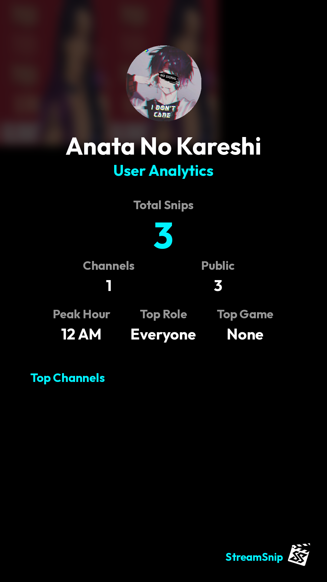 Stats Share Card