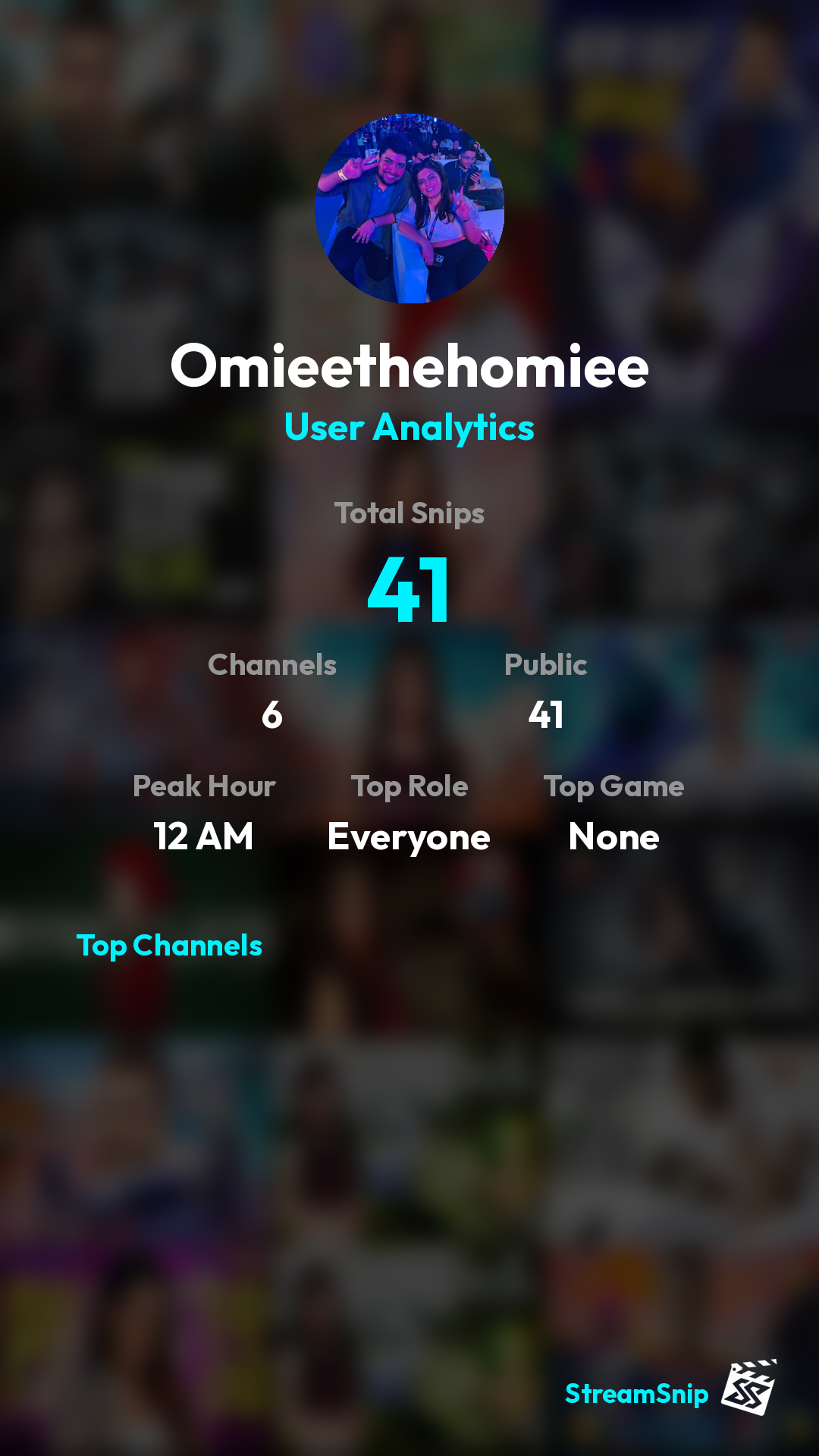 Stats Share Card