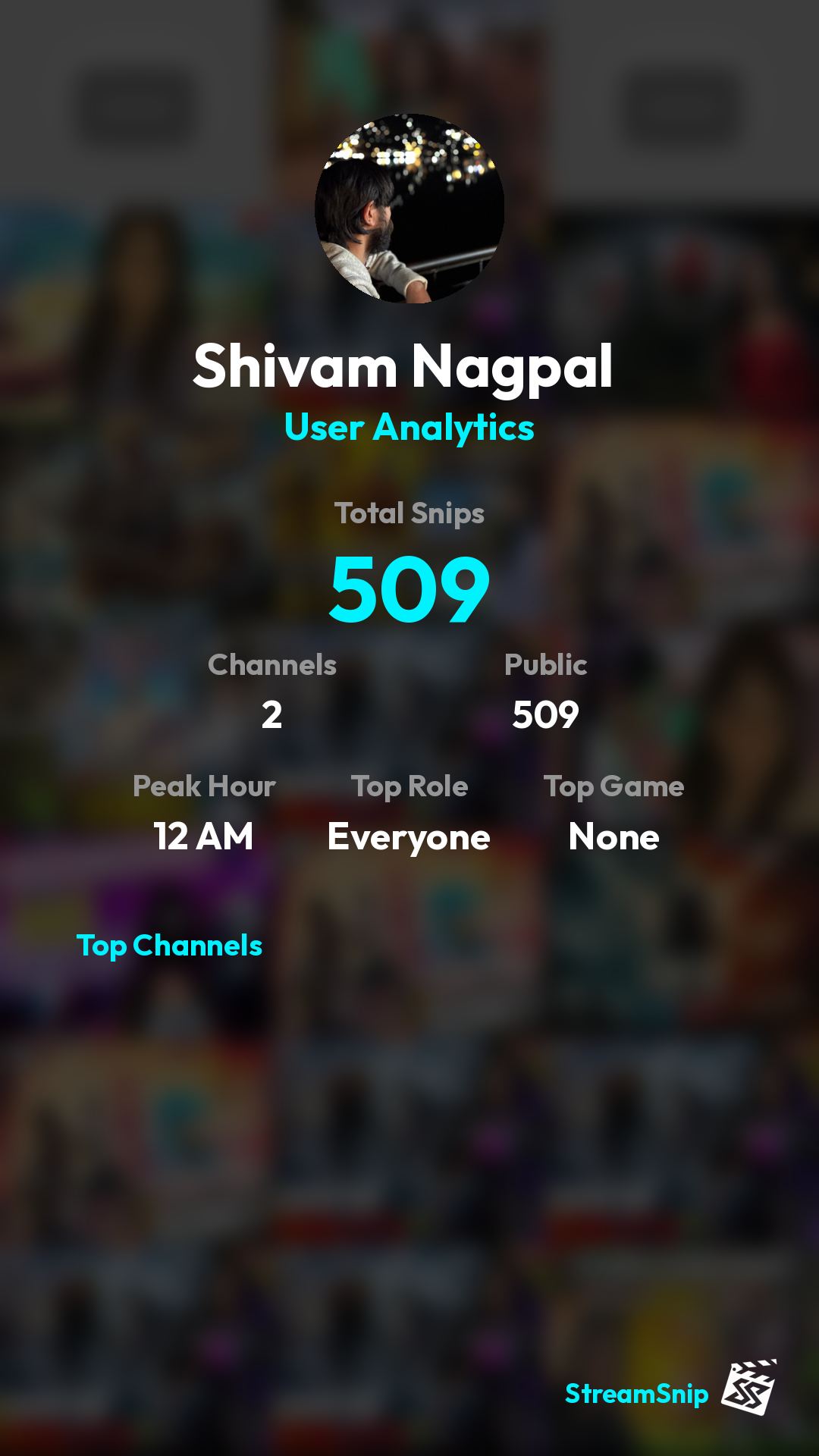 Stats Share Card