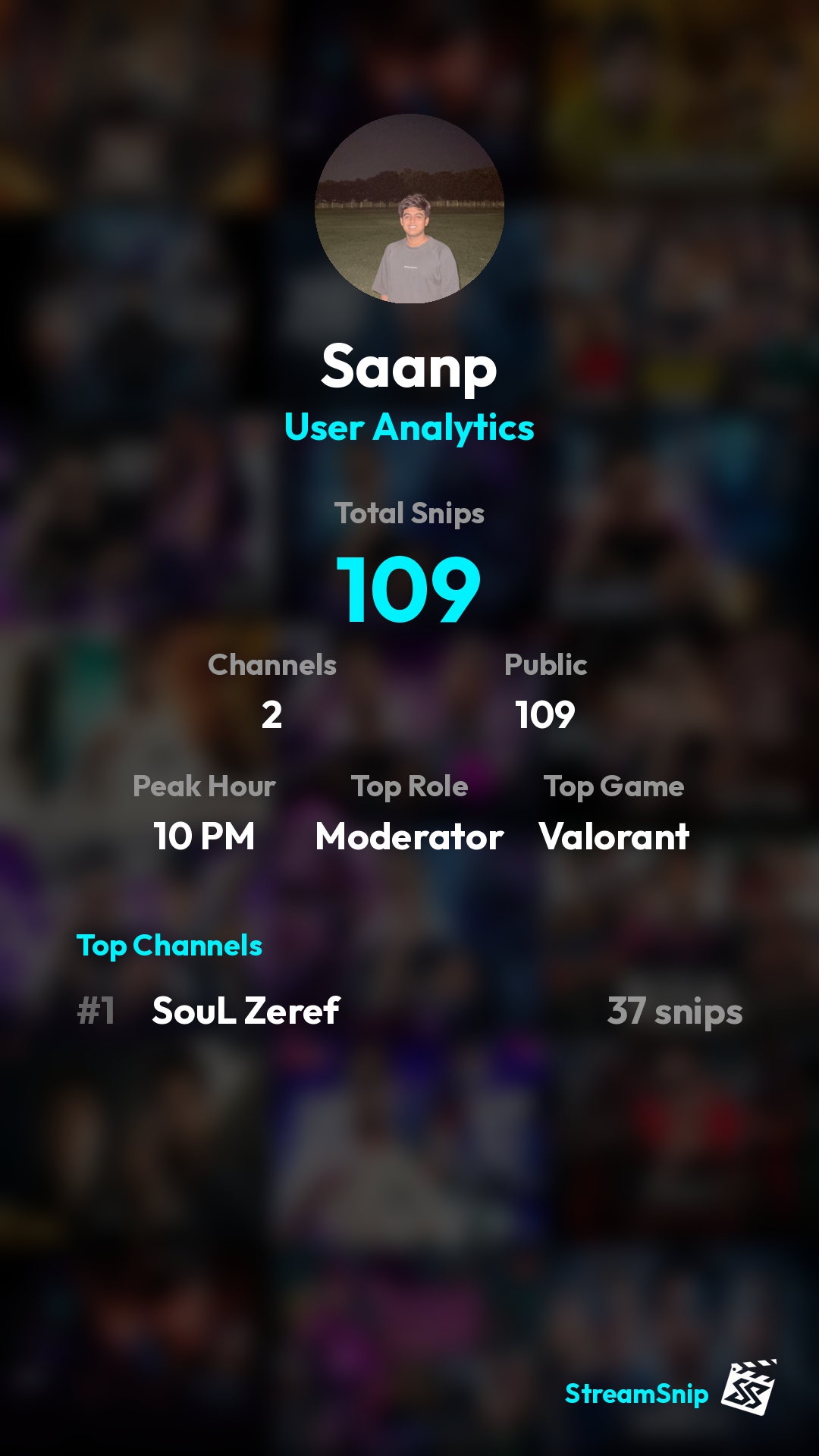 Stats Share Card
