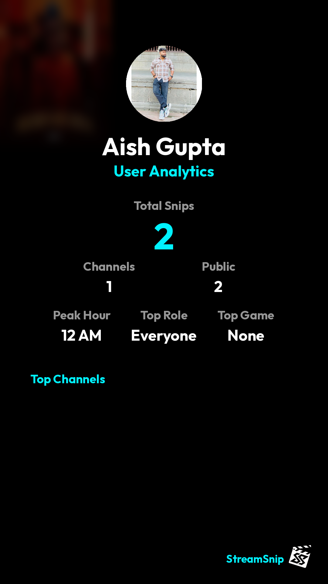 Stats Share Card