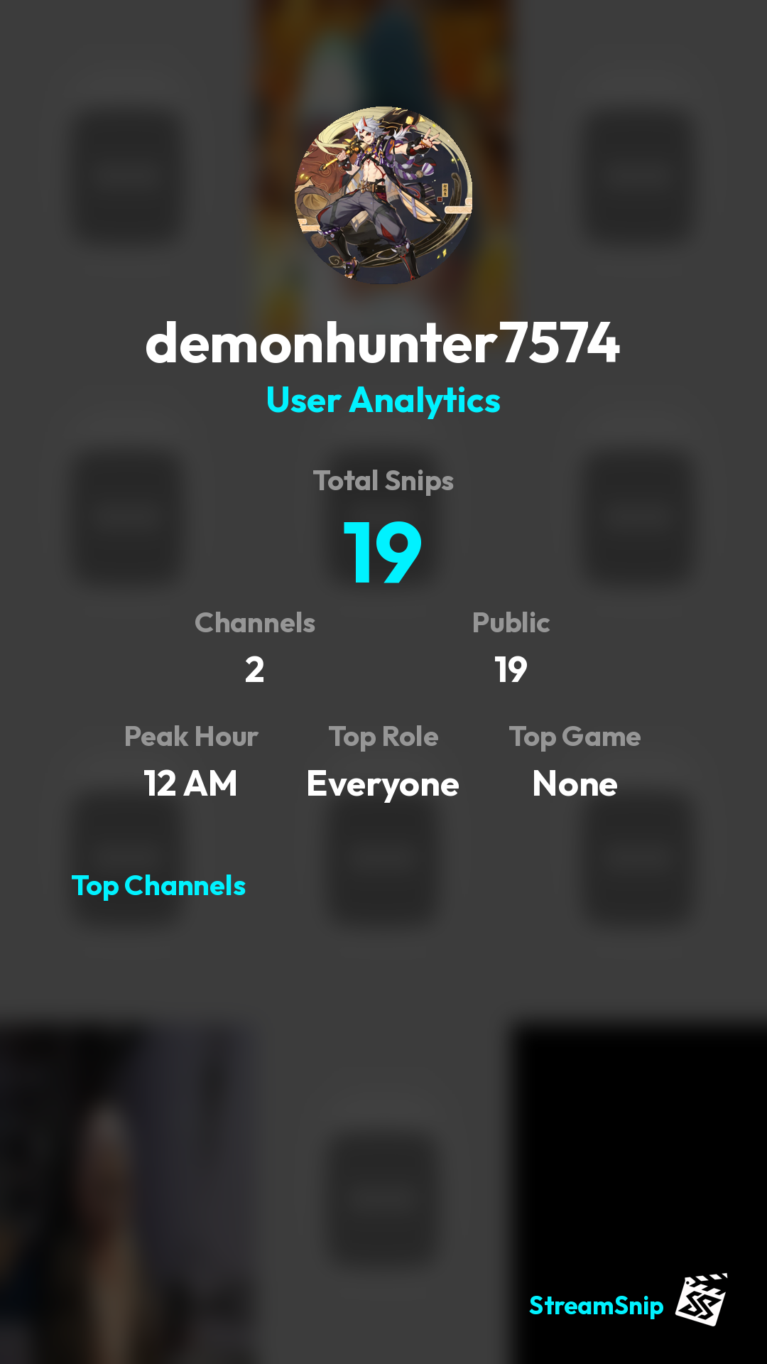 Stats Share Card