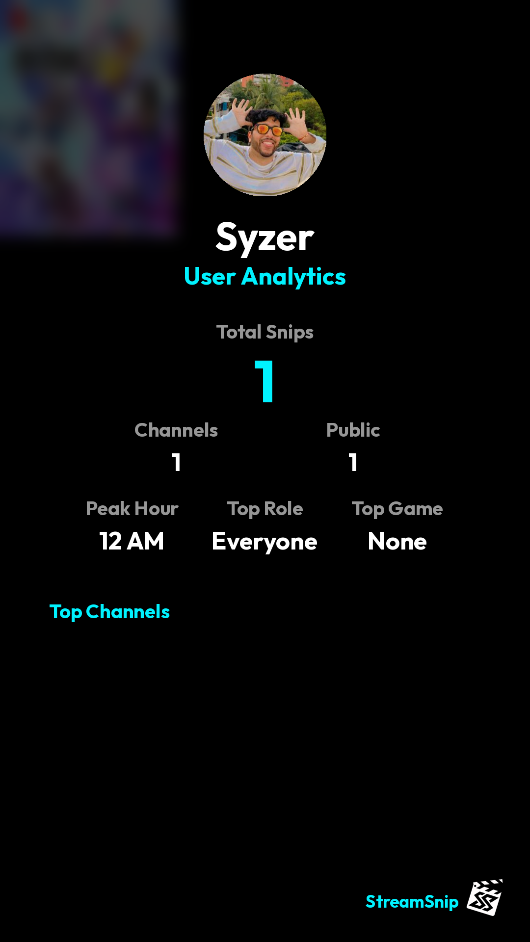 Stats Share Card