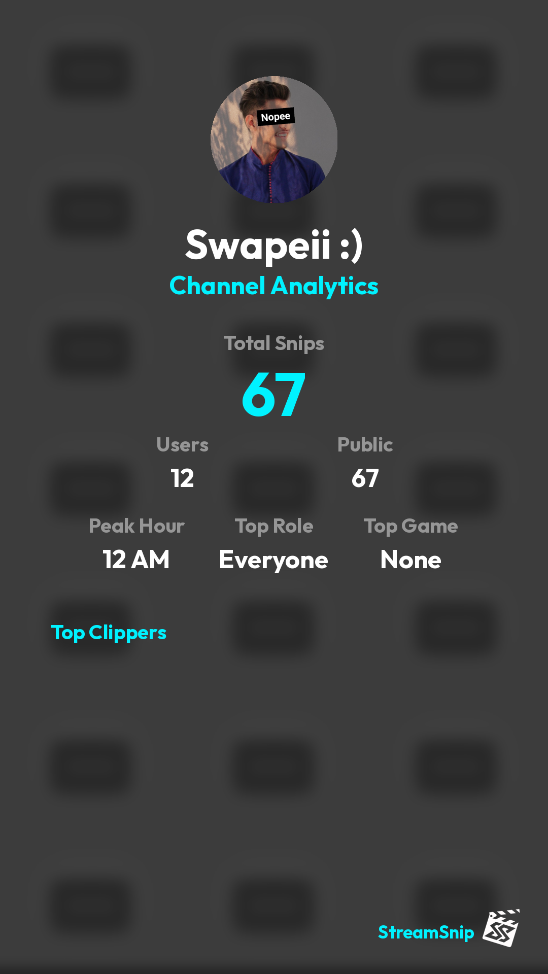 Stats Share Card
