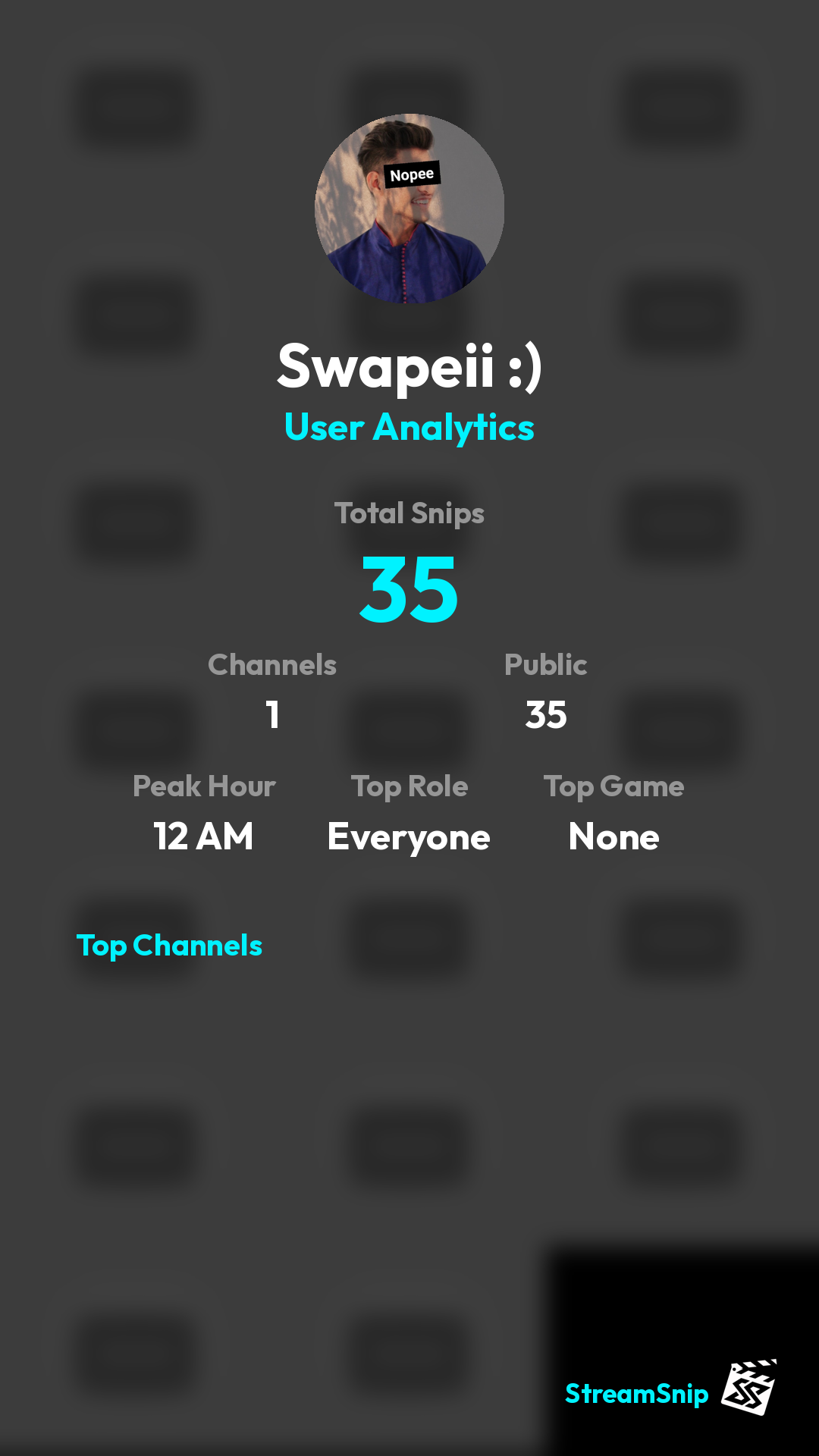 Stats Share Card