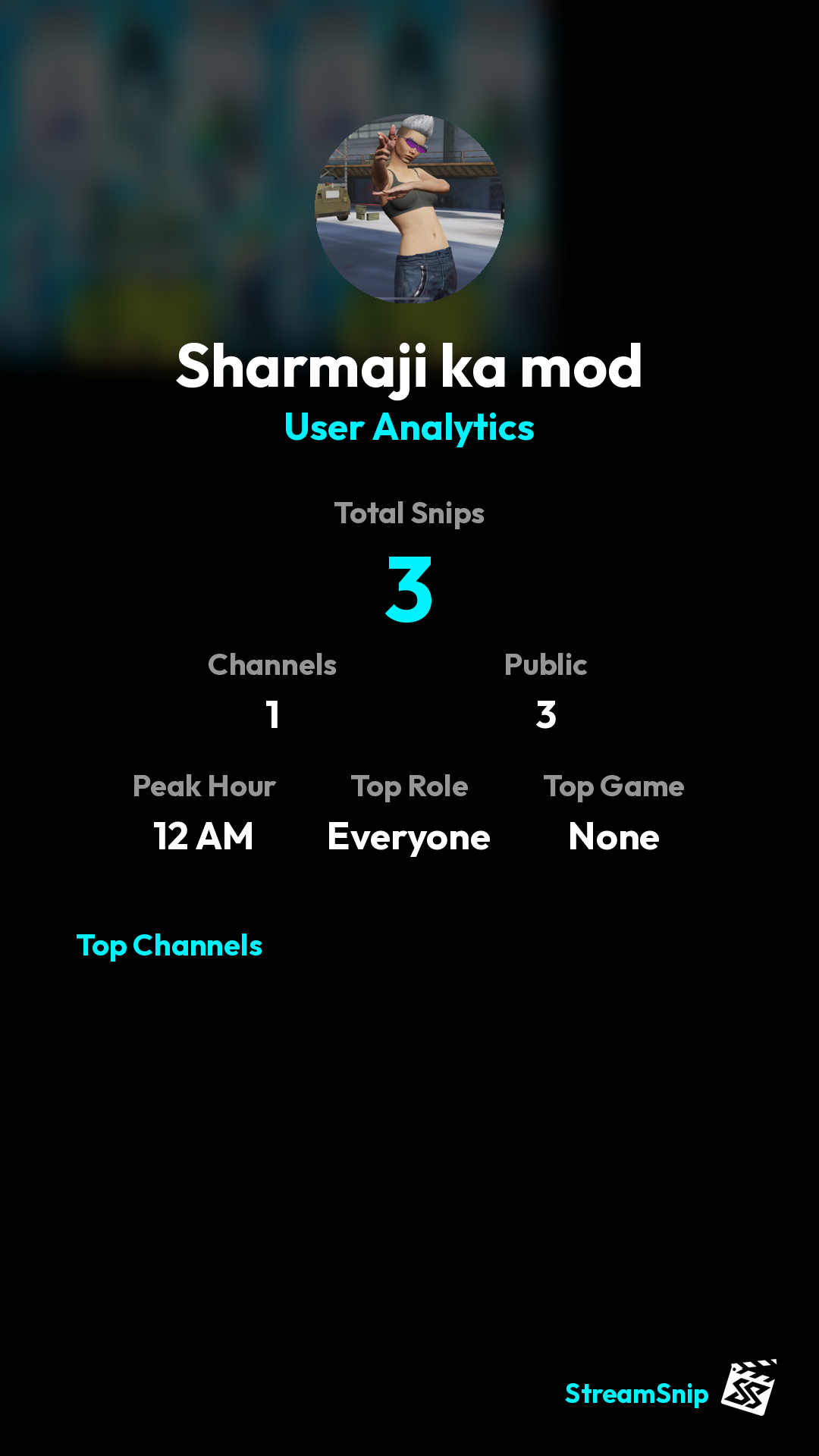 Stats Share Card