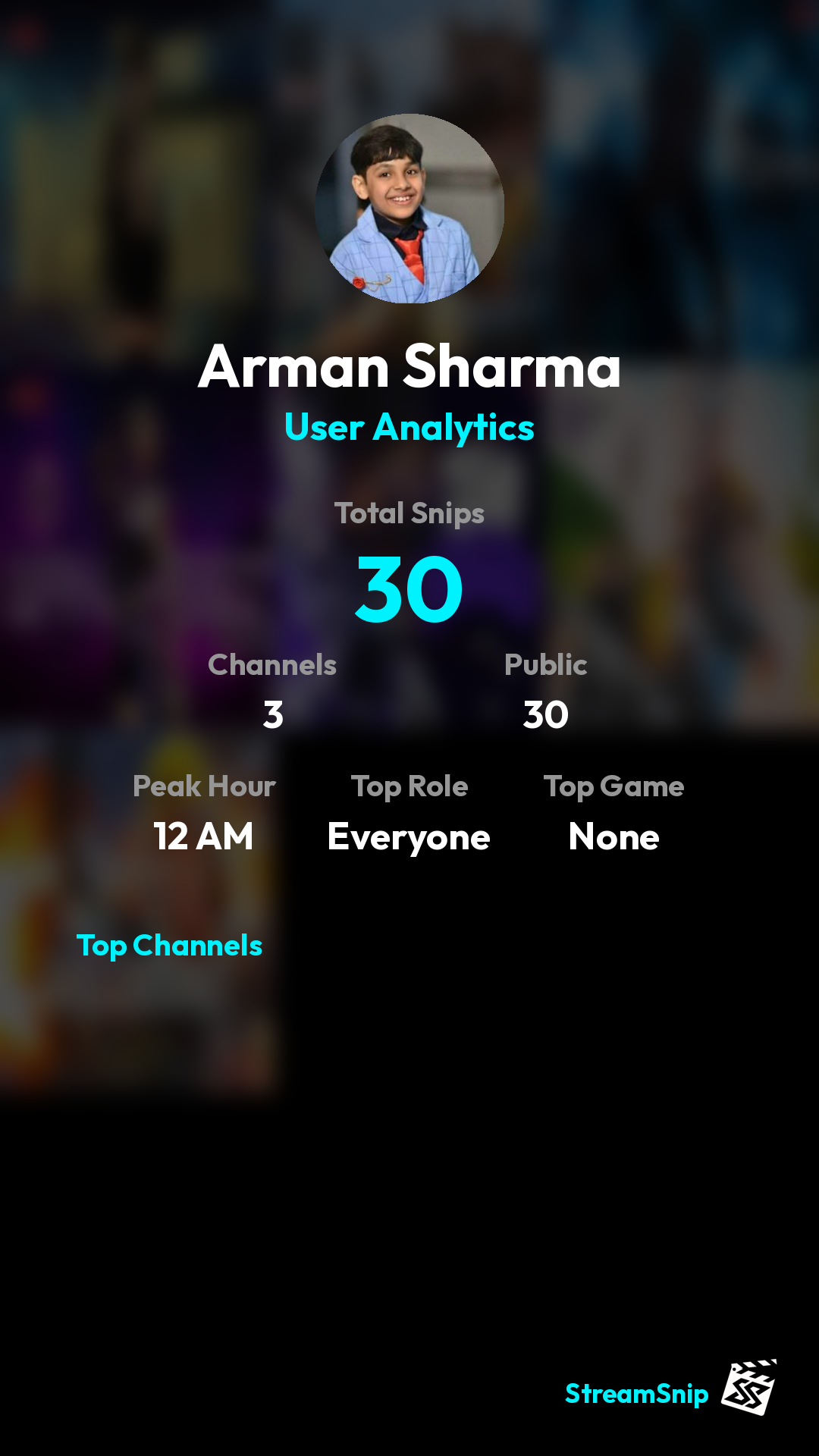 Stats Share Card