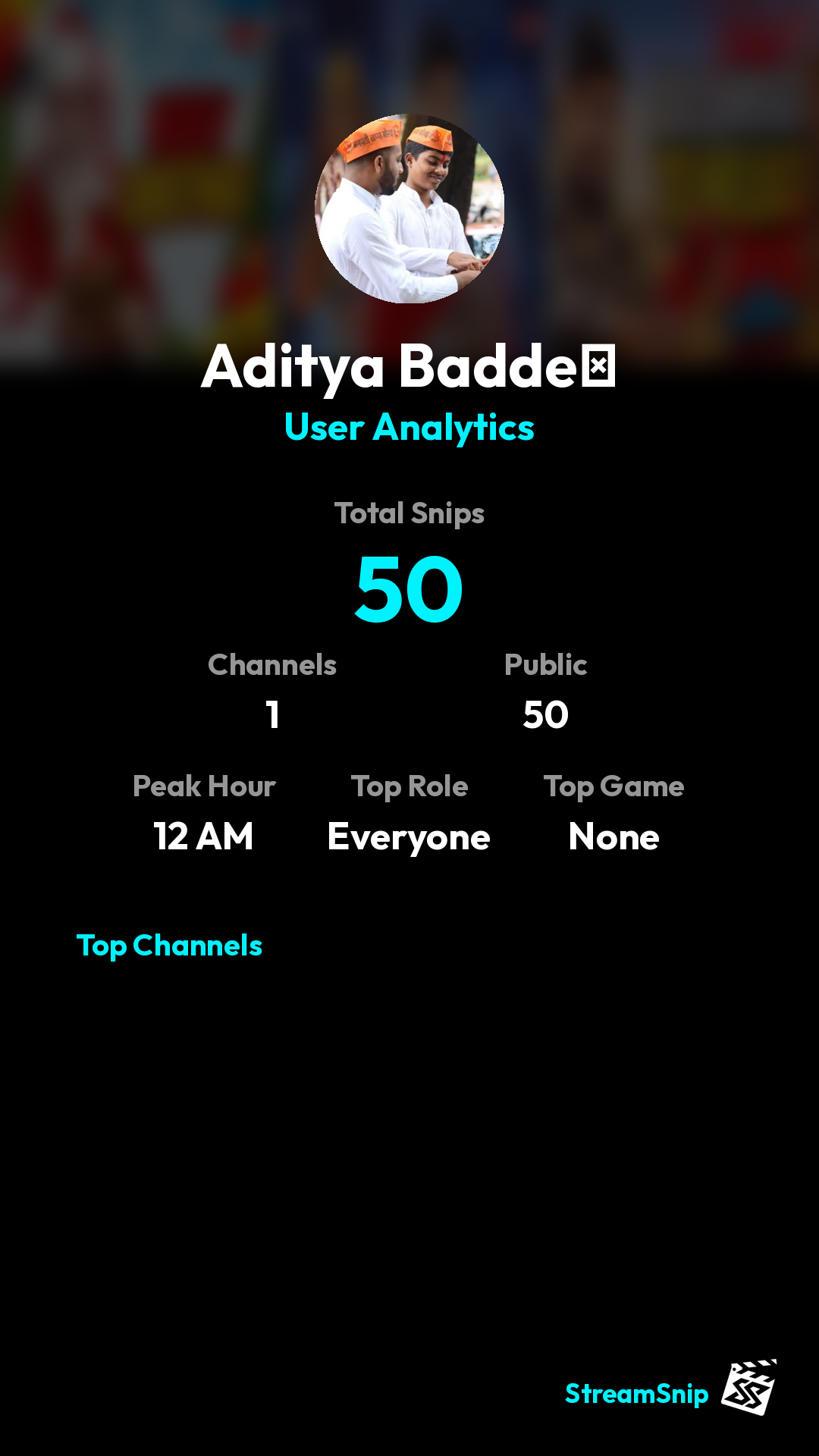 Stats Share Card