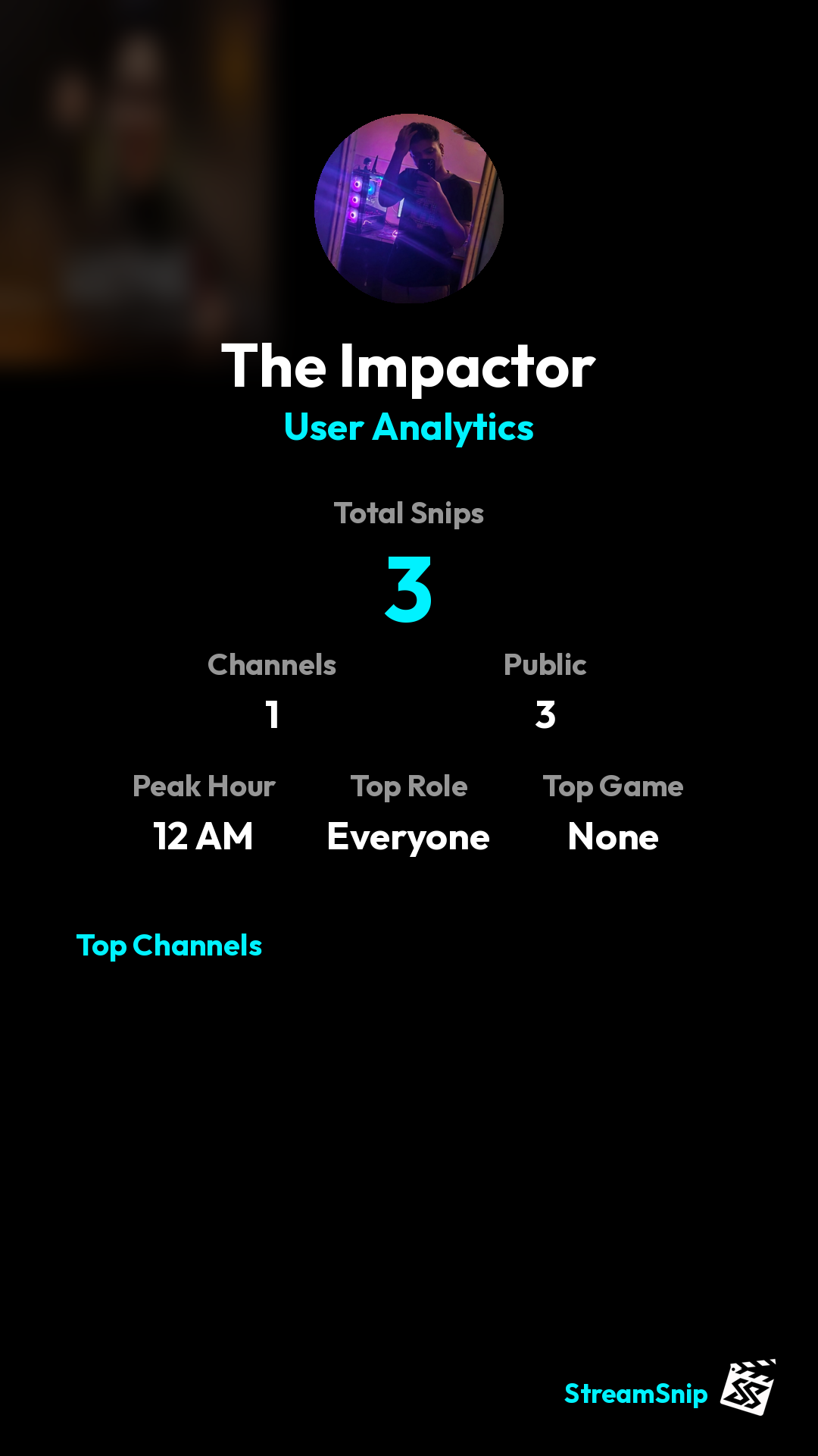 Stats Share Card