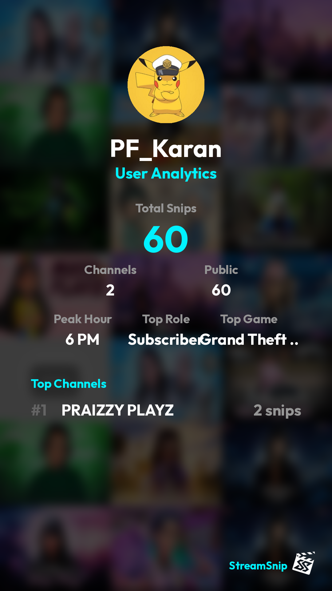 Stats Share Card