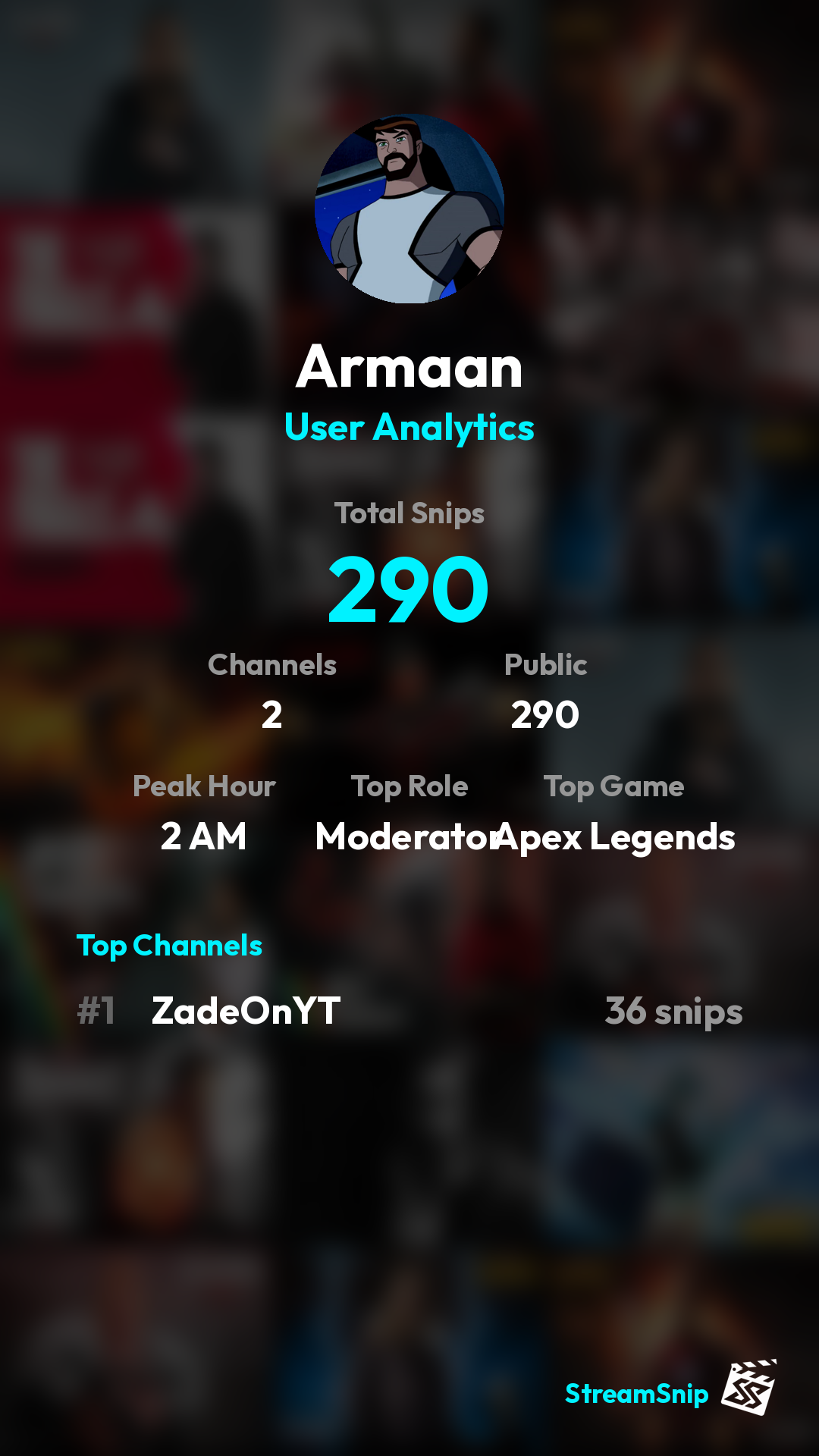 Stats Share Card