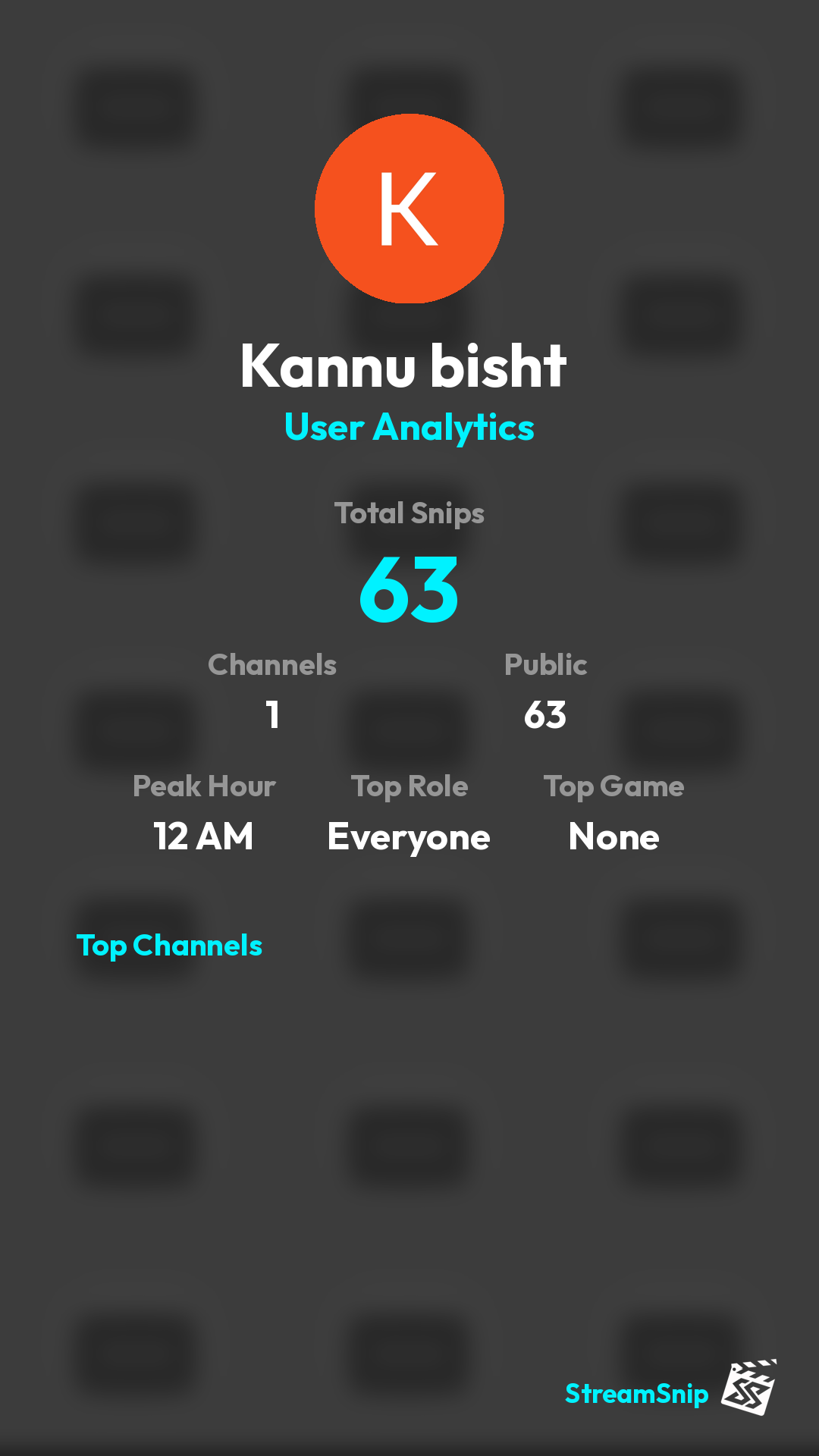 Stats Share Card