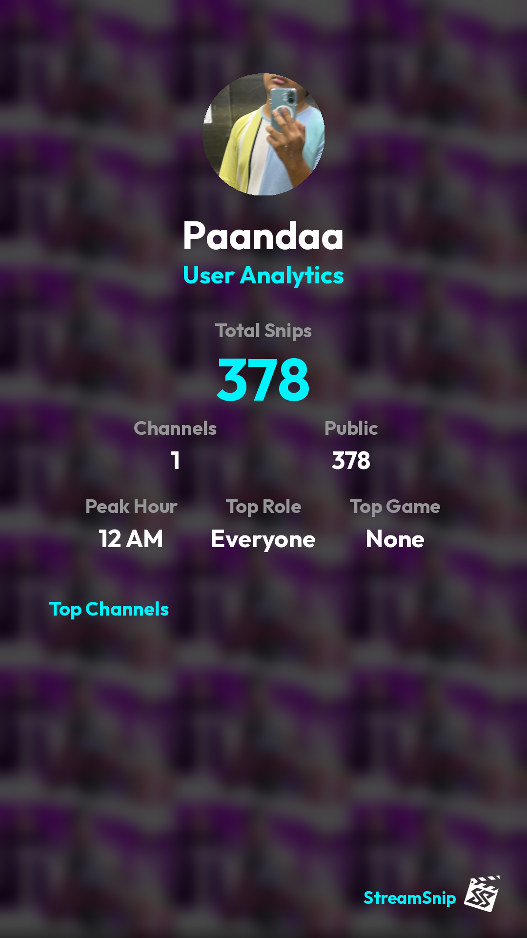 Stats Share Card