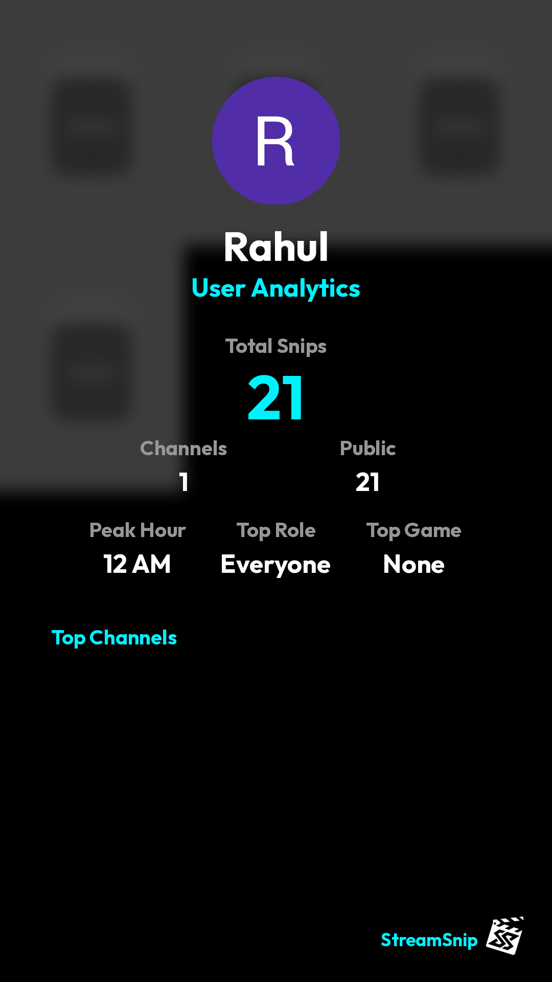 Stats Share Card
