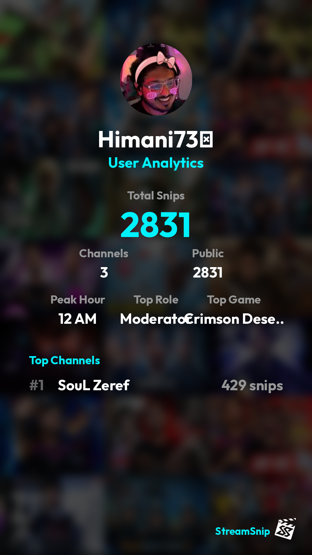 Stats Share Card