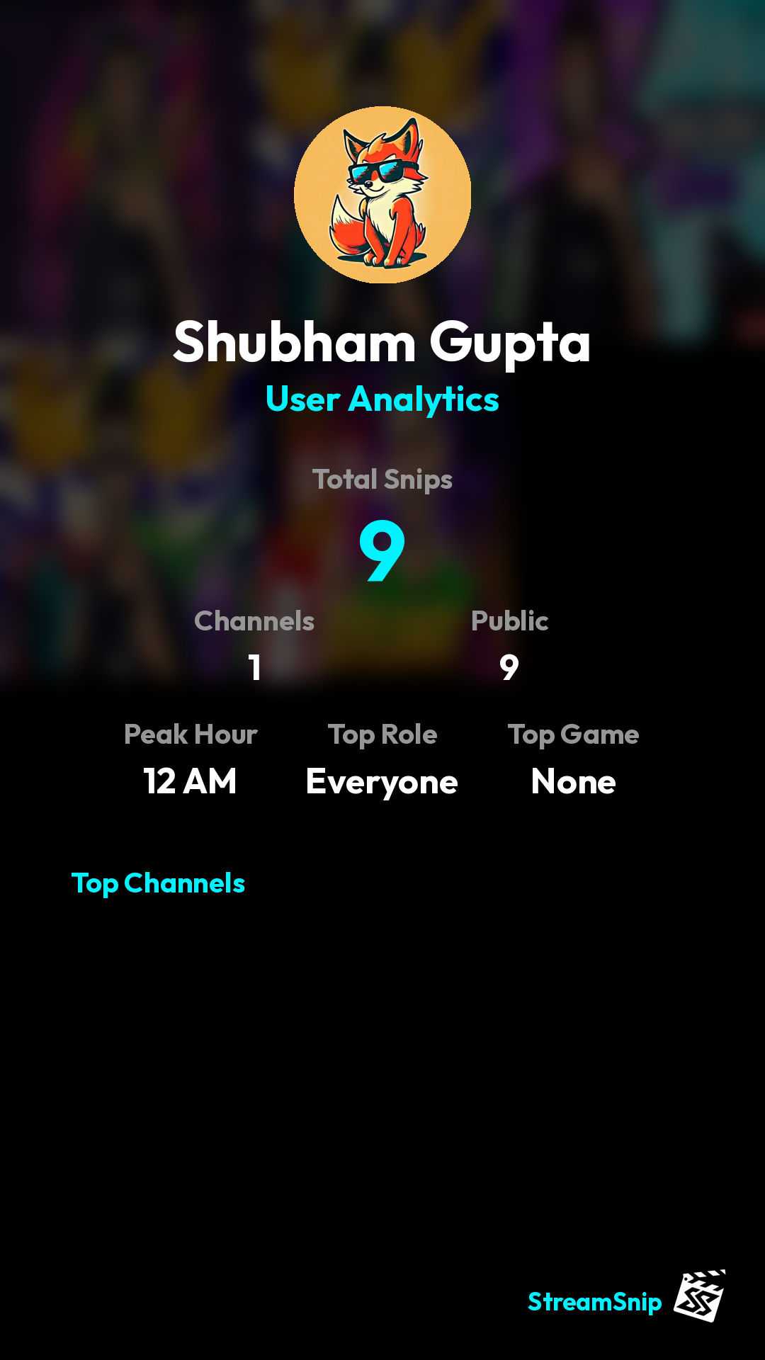 Stats Share Card
