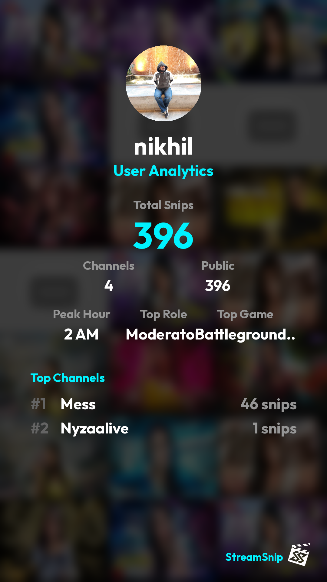 Stats Share Card