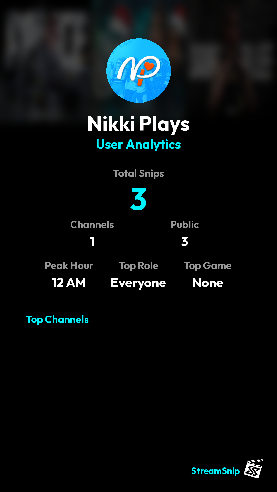Stats Share Card