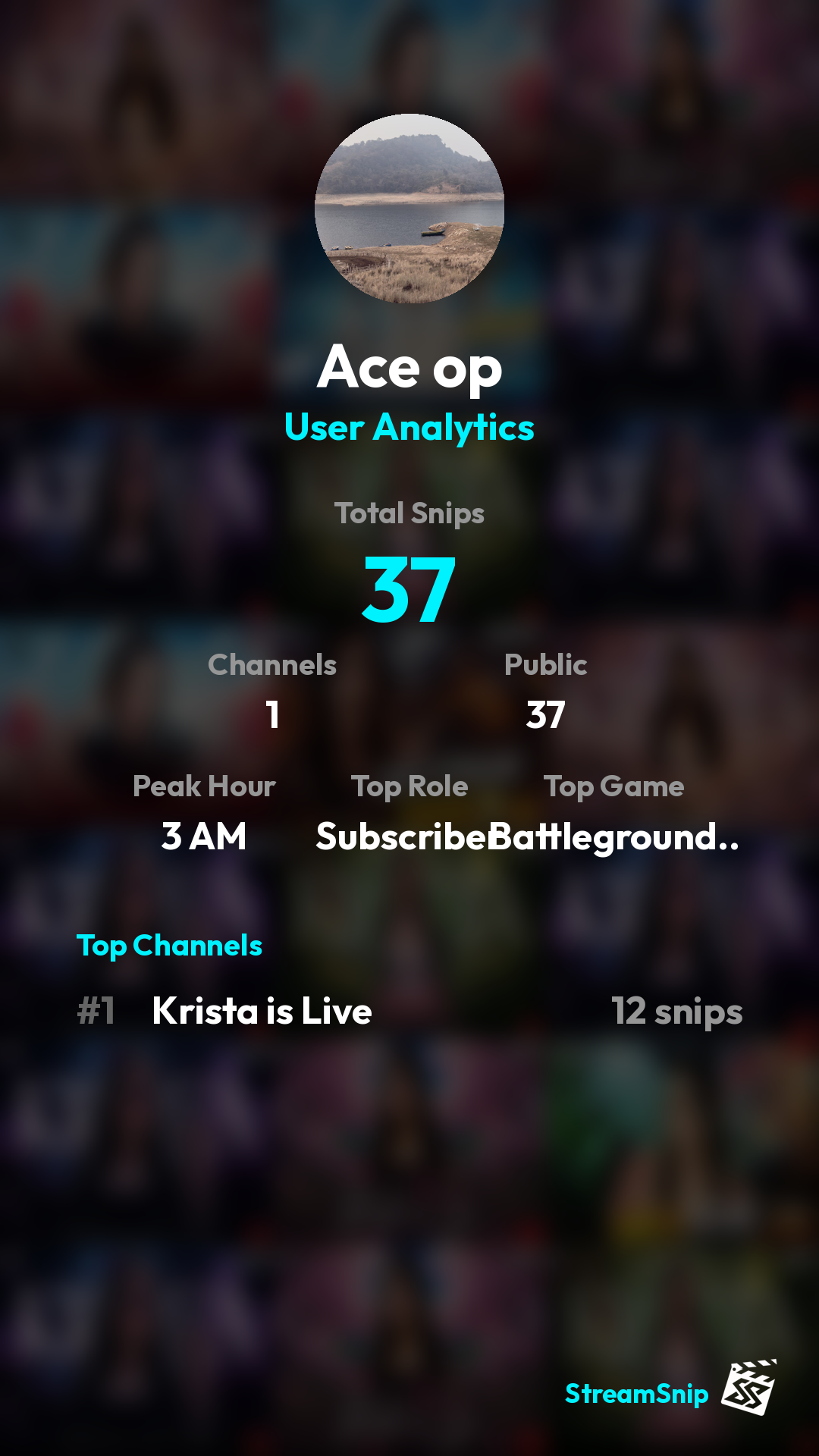 Stats Share Card