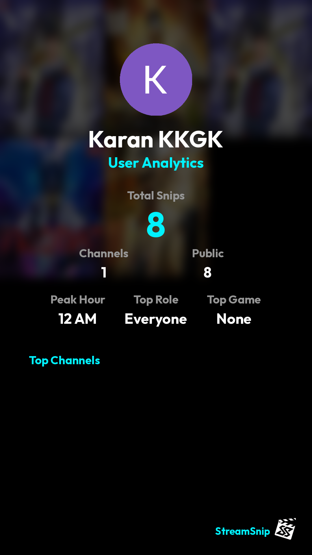 Stats Share Card