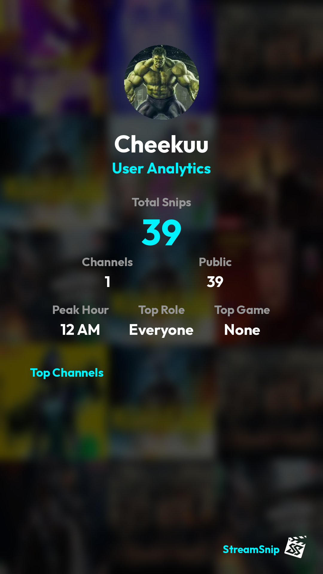 Stats Share Card