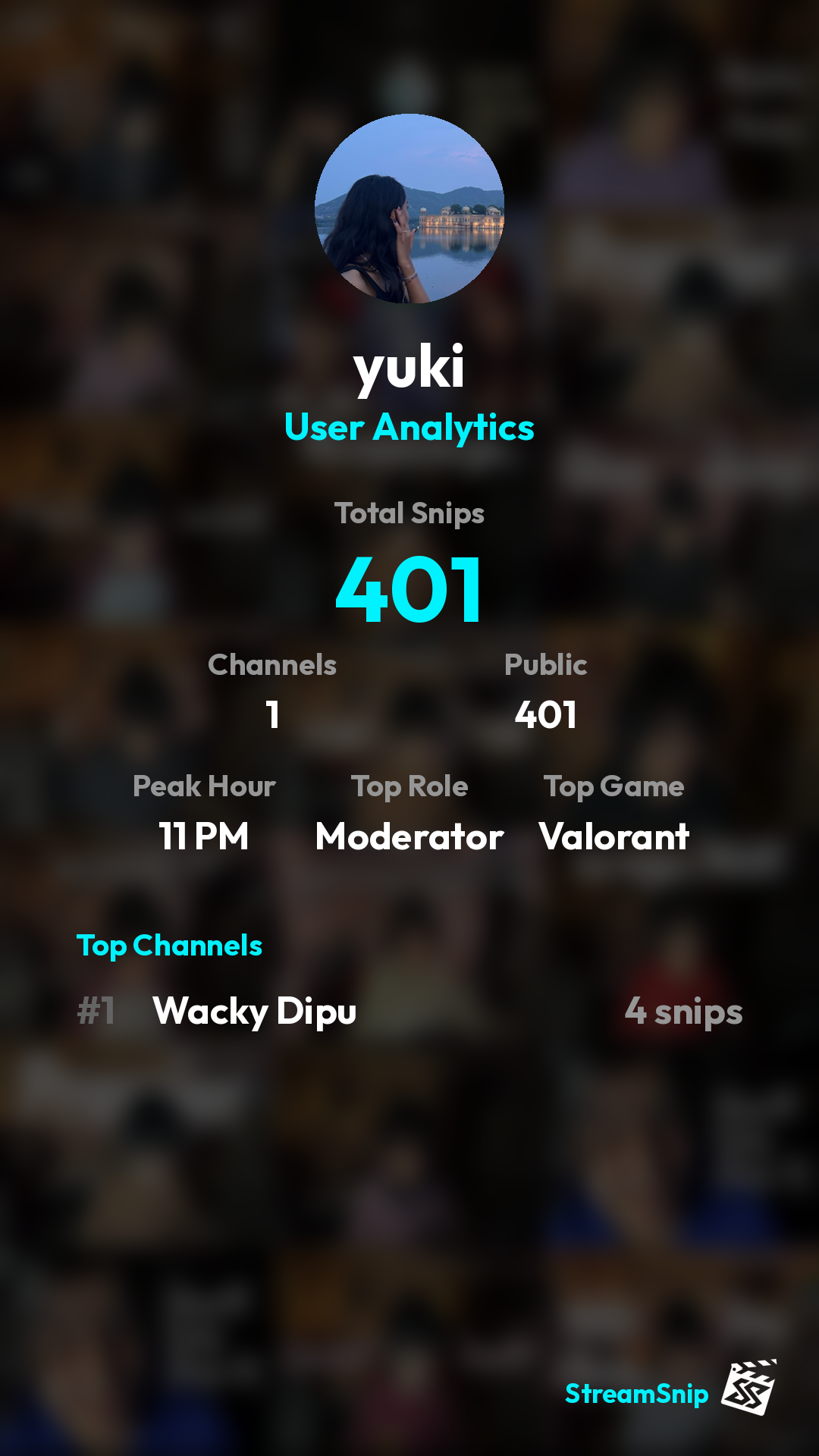Stats Share Card