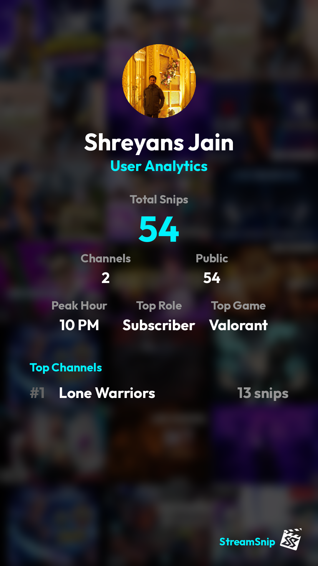 Stats Share Card