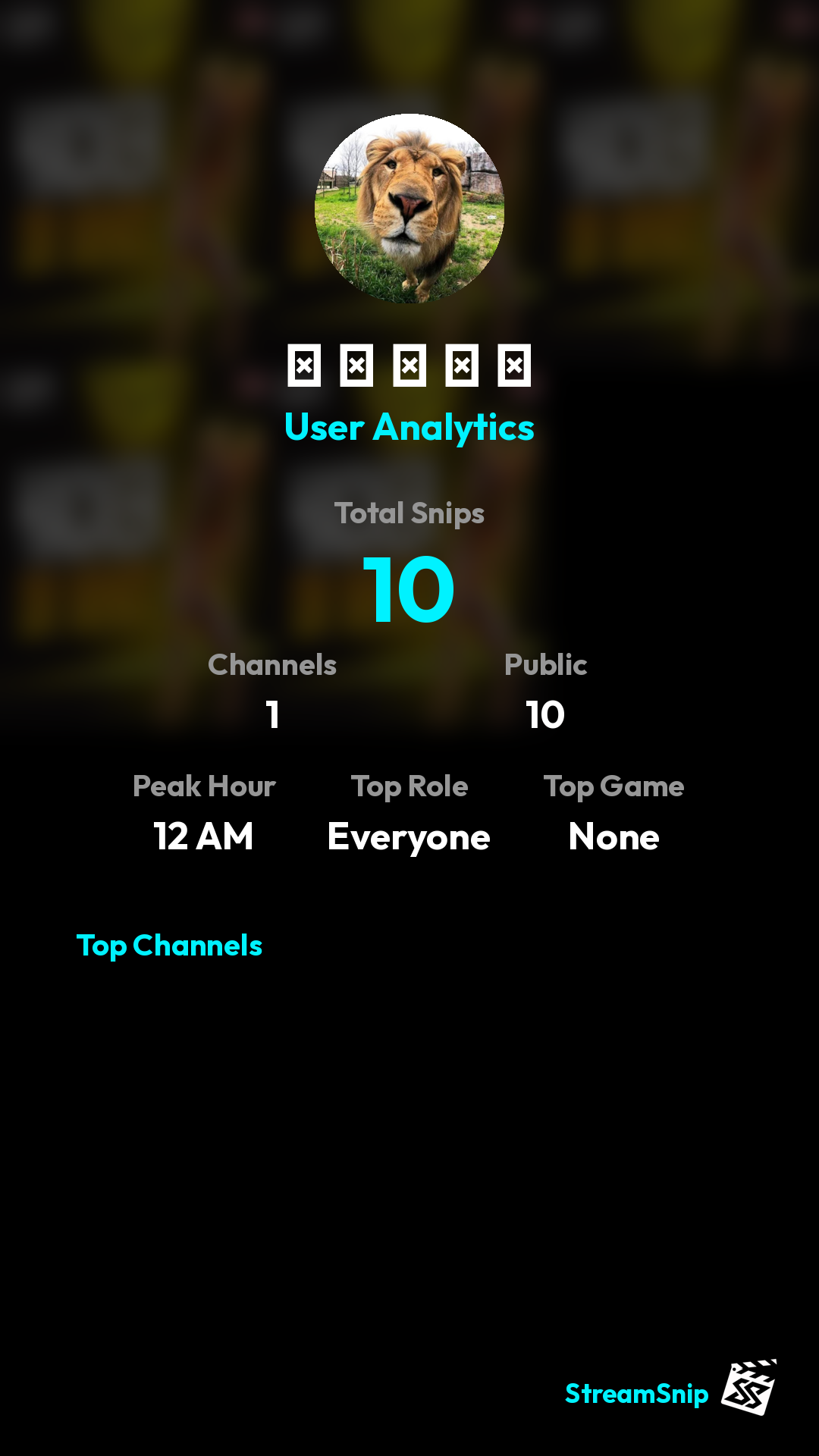 Stats Share Card