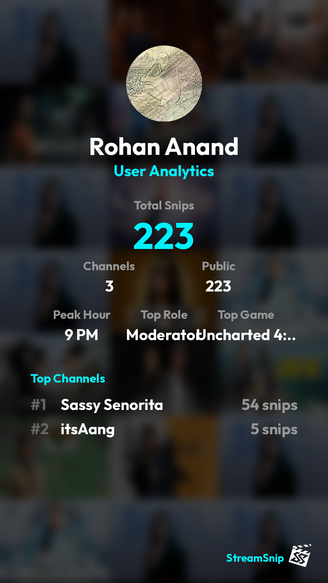 Stats Share Card