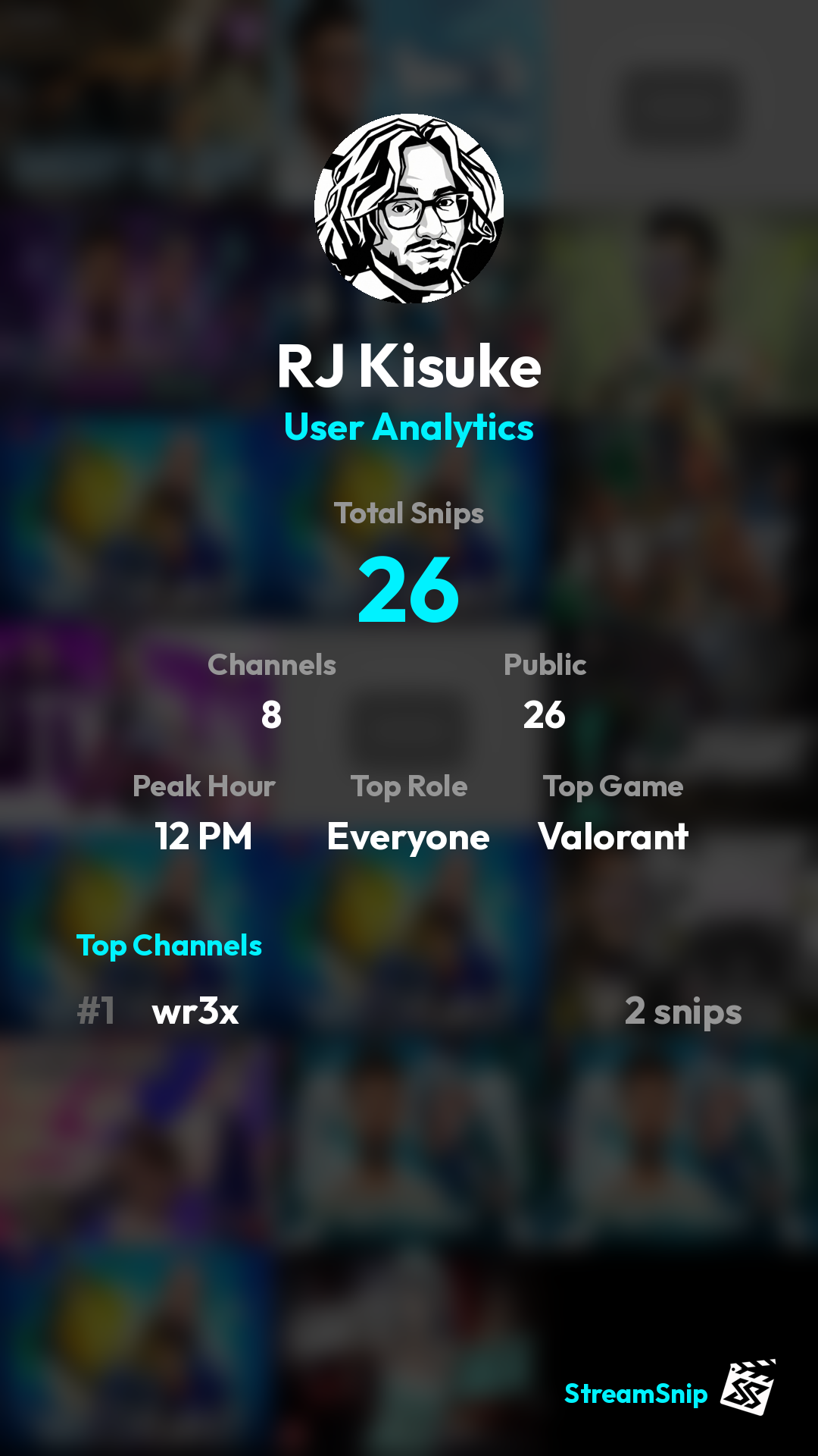 Stats Share Card