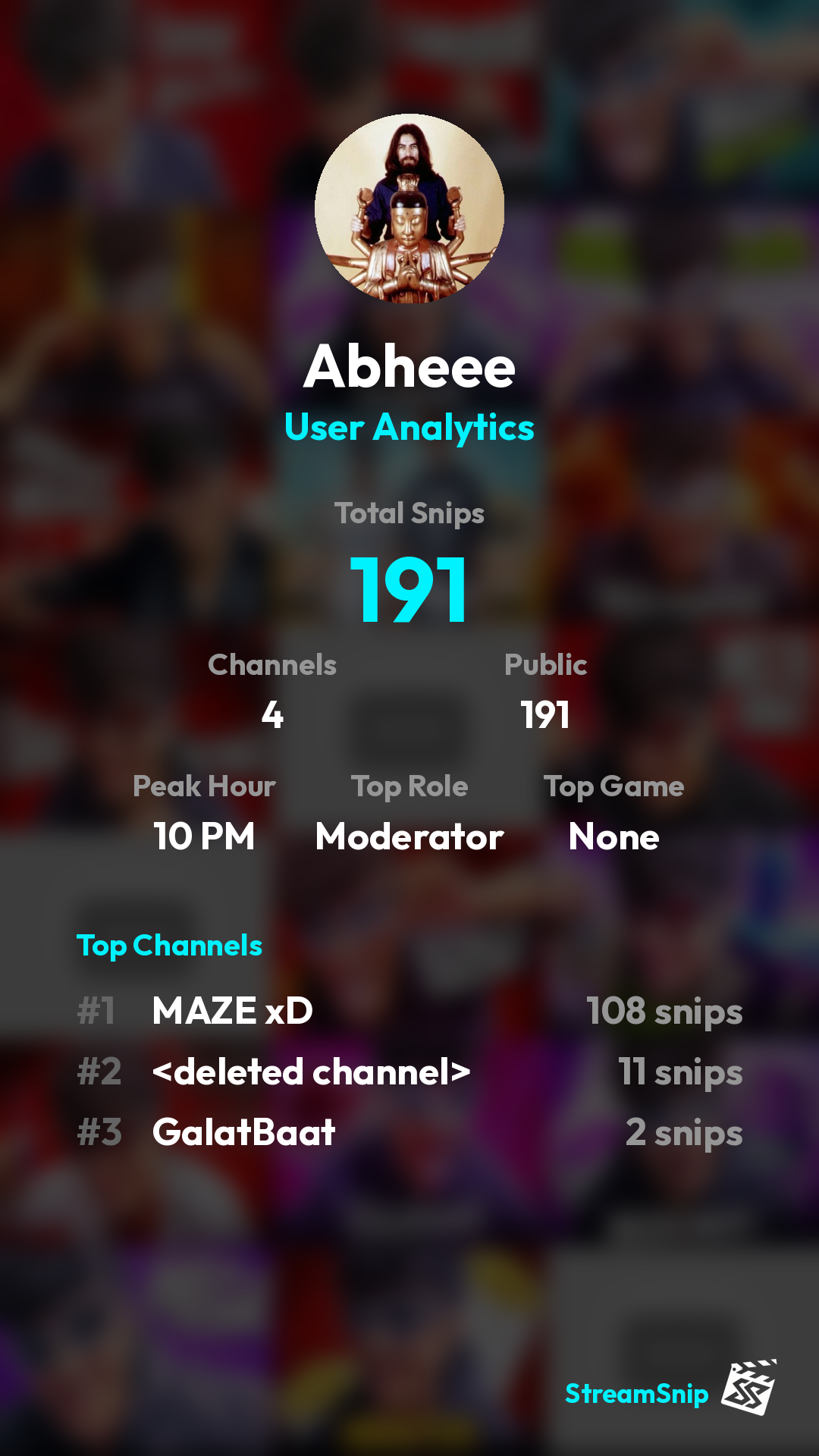 Stats Share Card