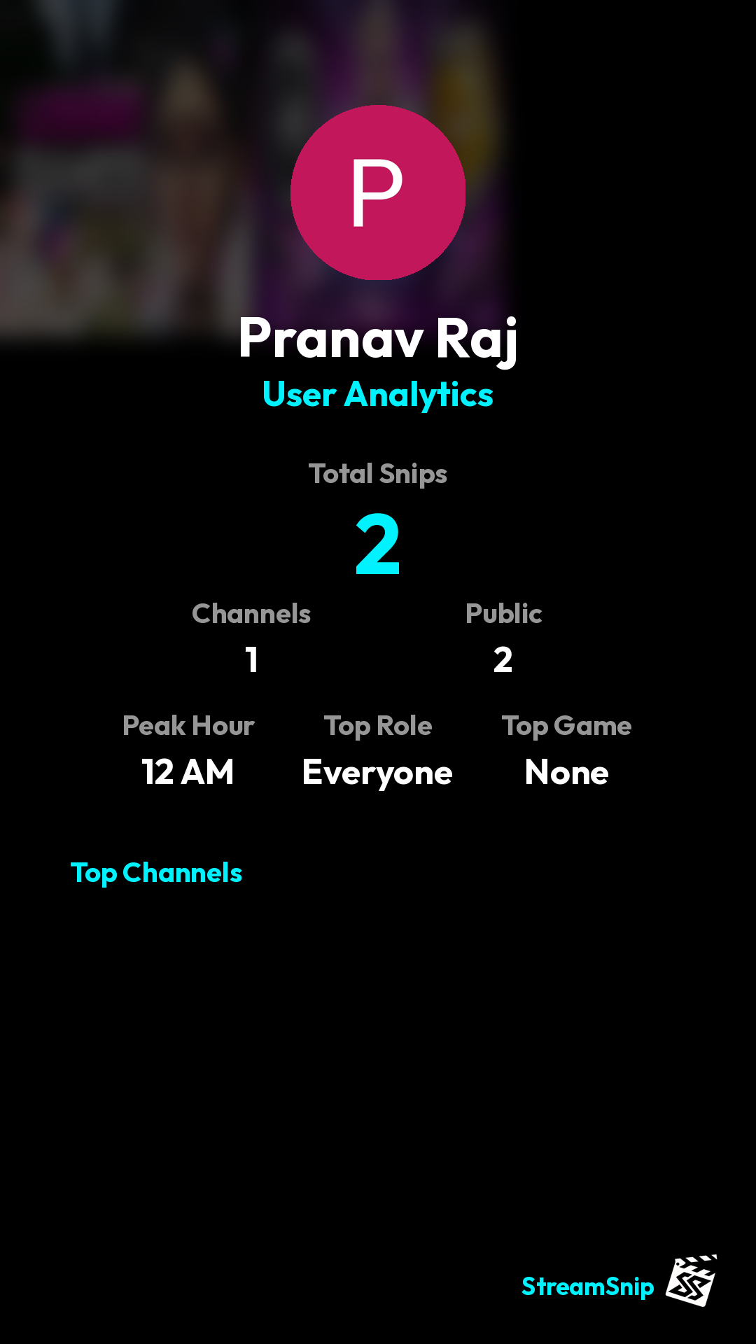 Stats Share Card