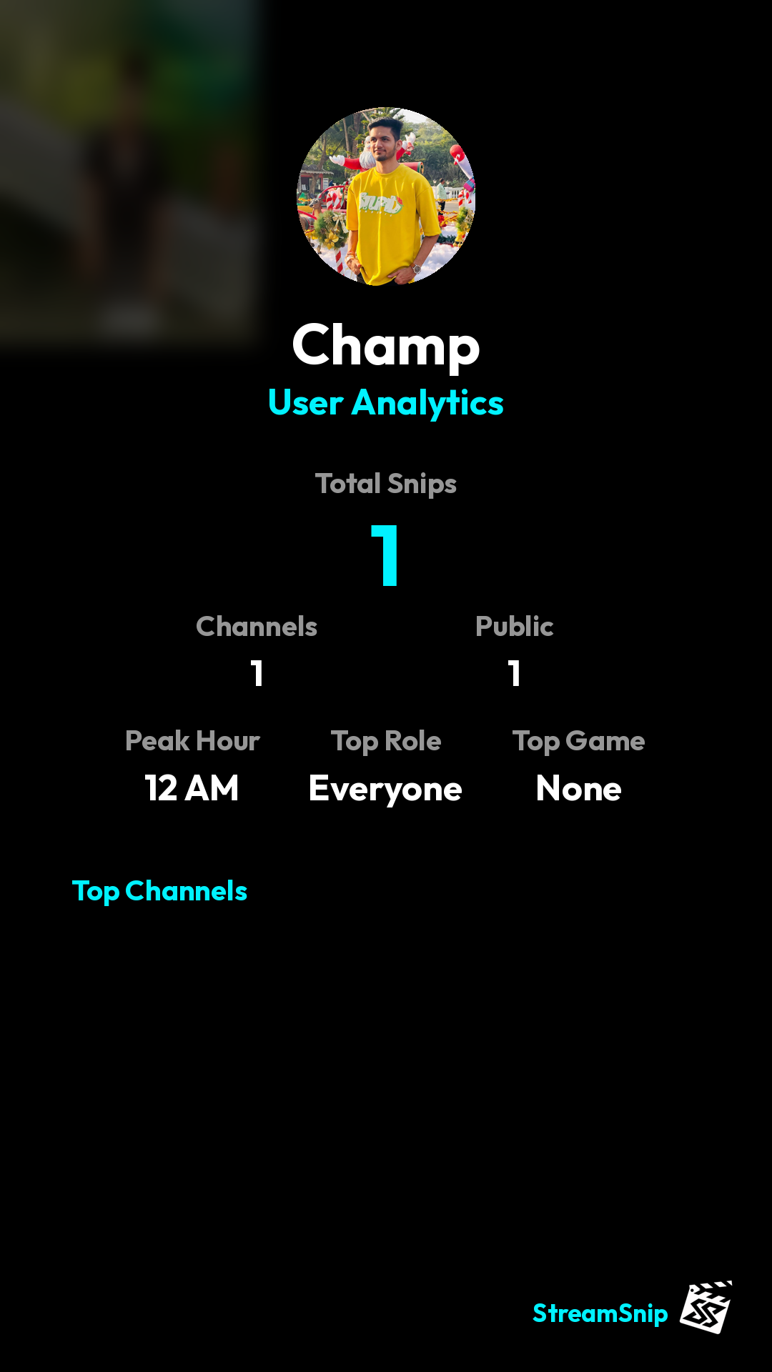 Stats Share Card