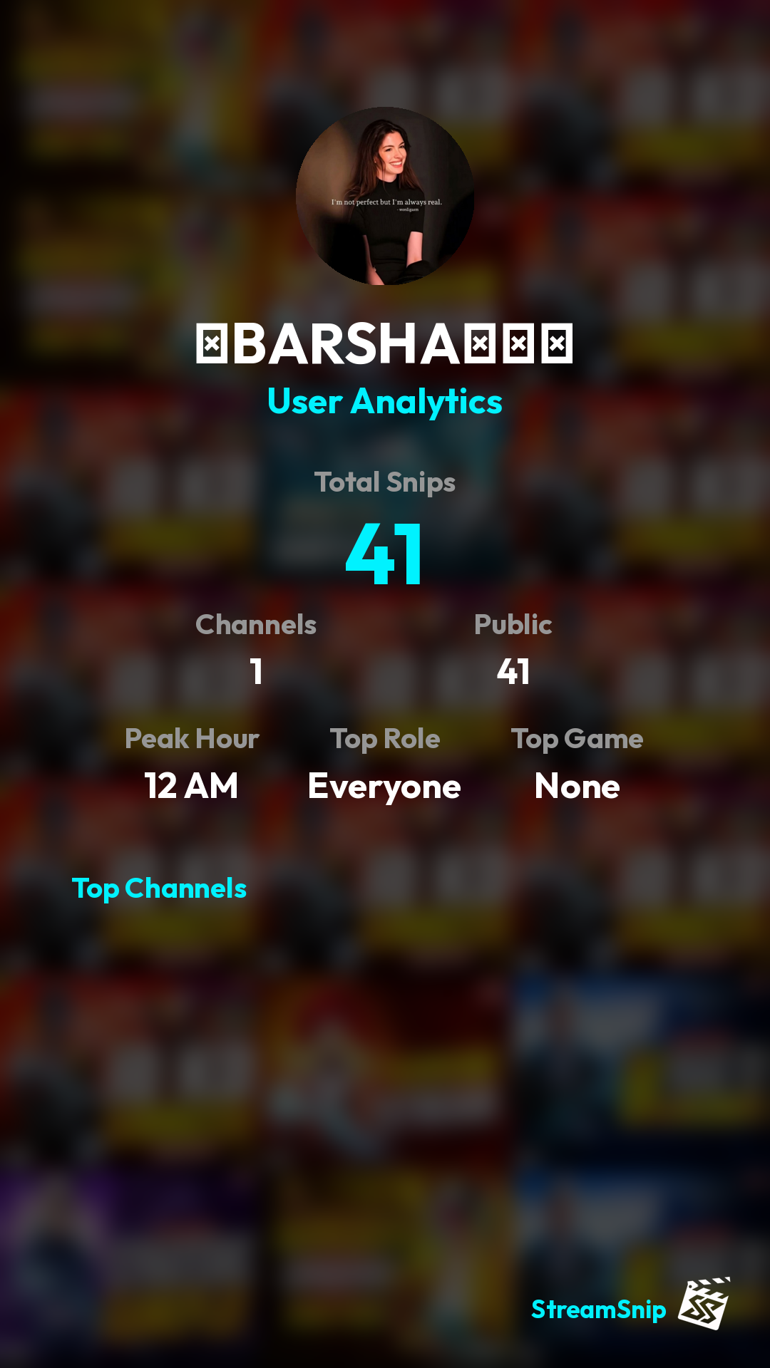 Stats Share Card