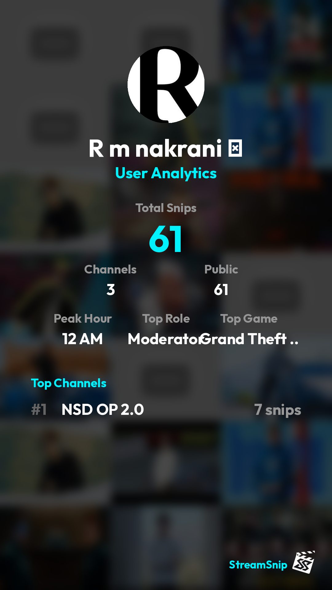 Stats Share Card