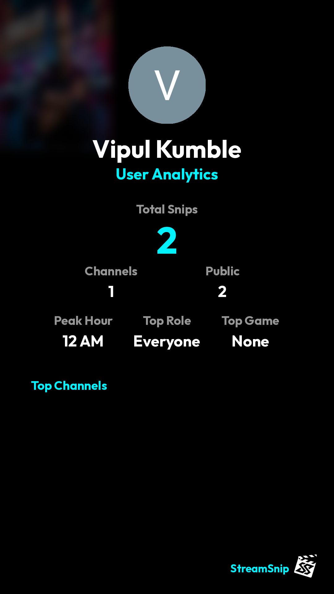 Stats Share Card